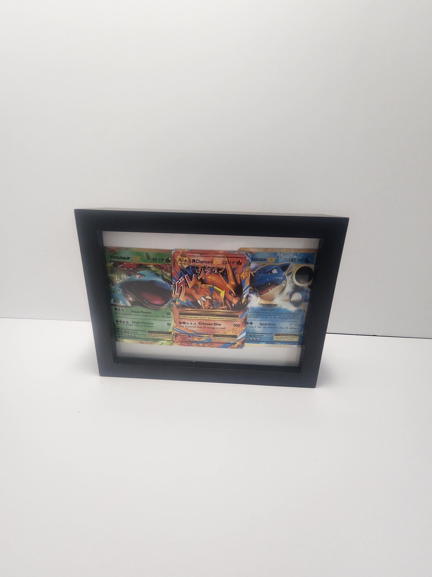 Pokemon Cards Framed Decor - Pictures - Frames - Pokemon - Pokemon Cards - Charizard - XY Evolutions - Pokemon Gift - Decor - Starter Pokemo