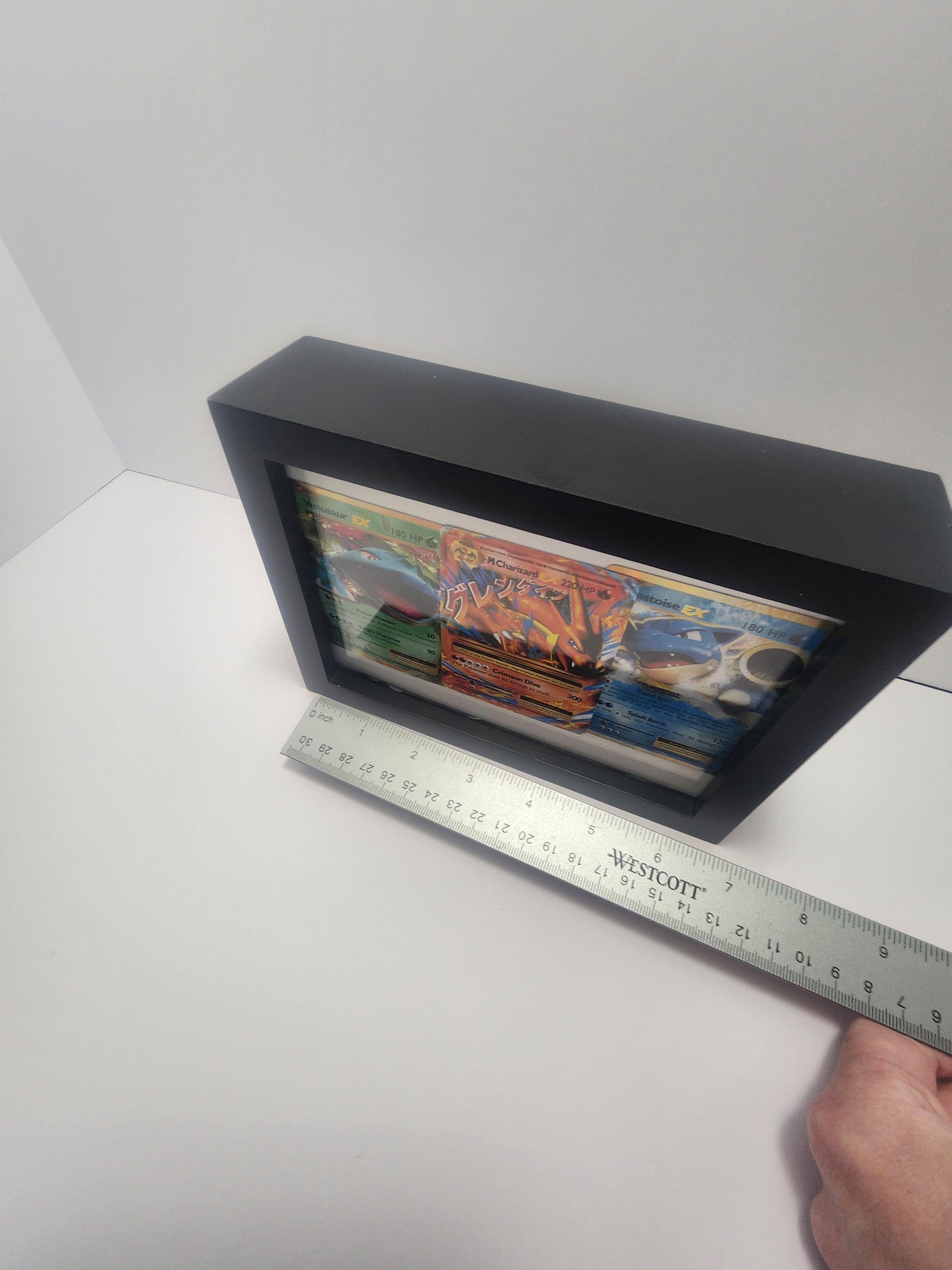 Pokemon Cards Framed Decor - Pictures - Frames - Pokemon - Pokemon Cards - Charizard - XY Evolutions - Pokemon Gift - Decor - Starter Pokemo