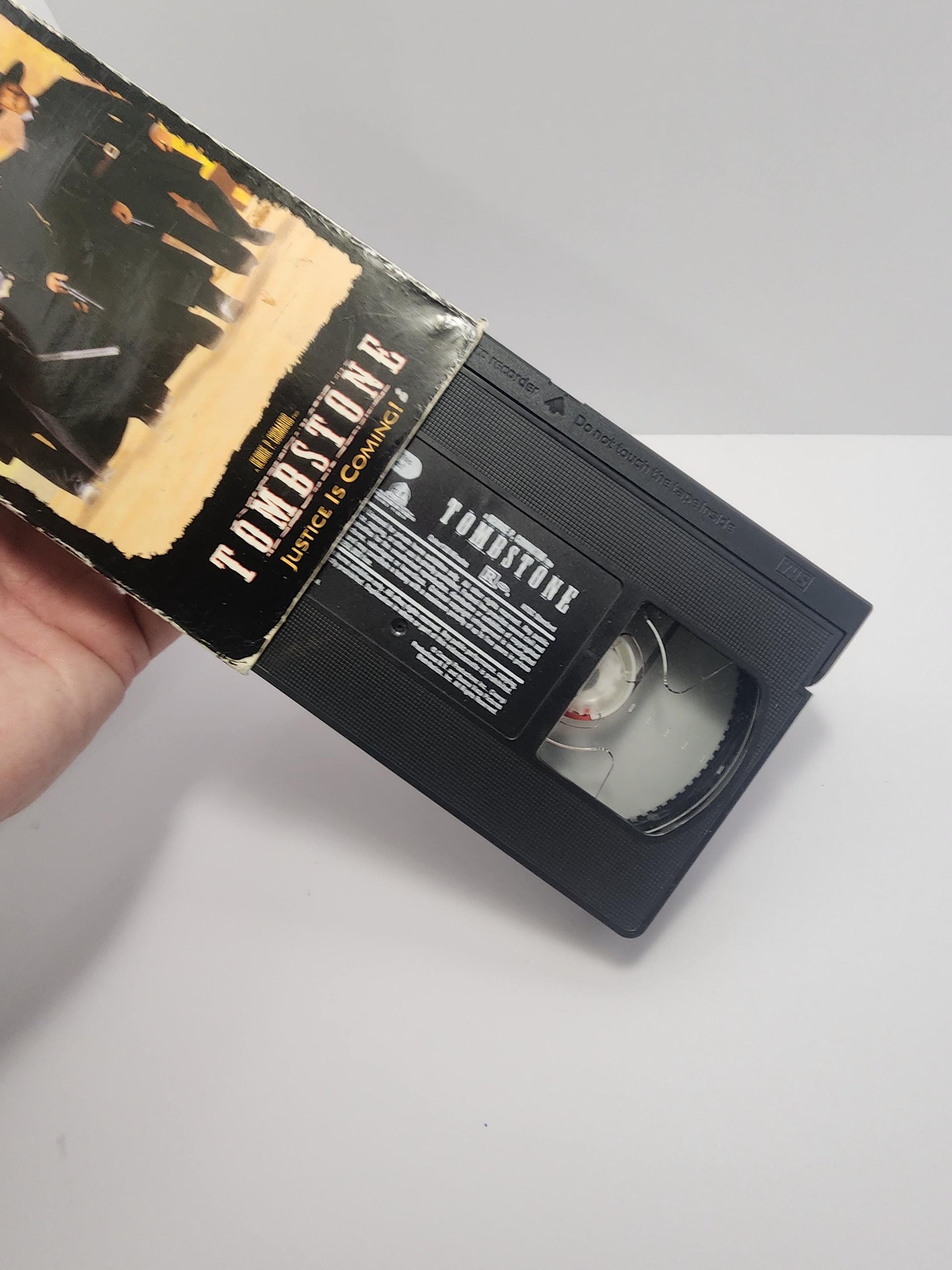 Tombstone Vhs - Tombstone - Val Kilmer - Doc Holiday - Kurt Russell - Wyatt Earp - Westerns - Vintage Movies - Vhs