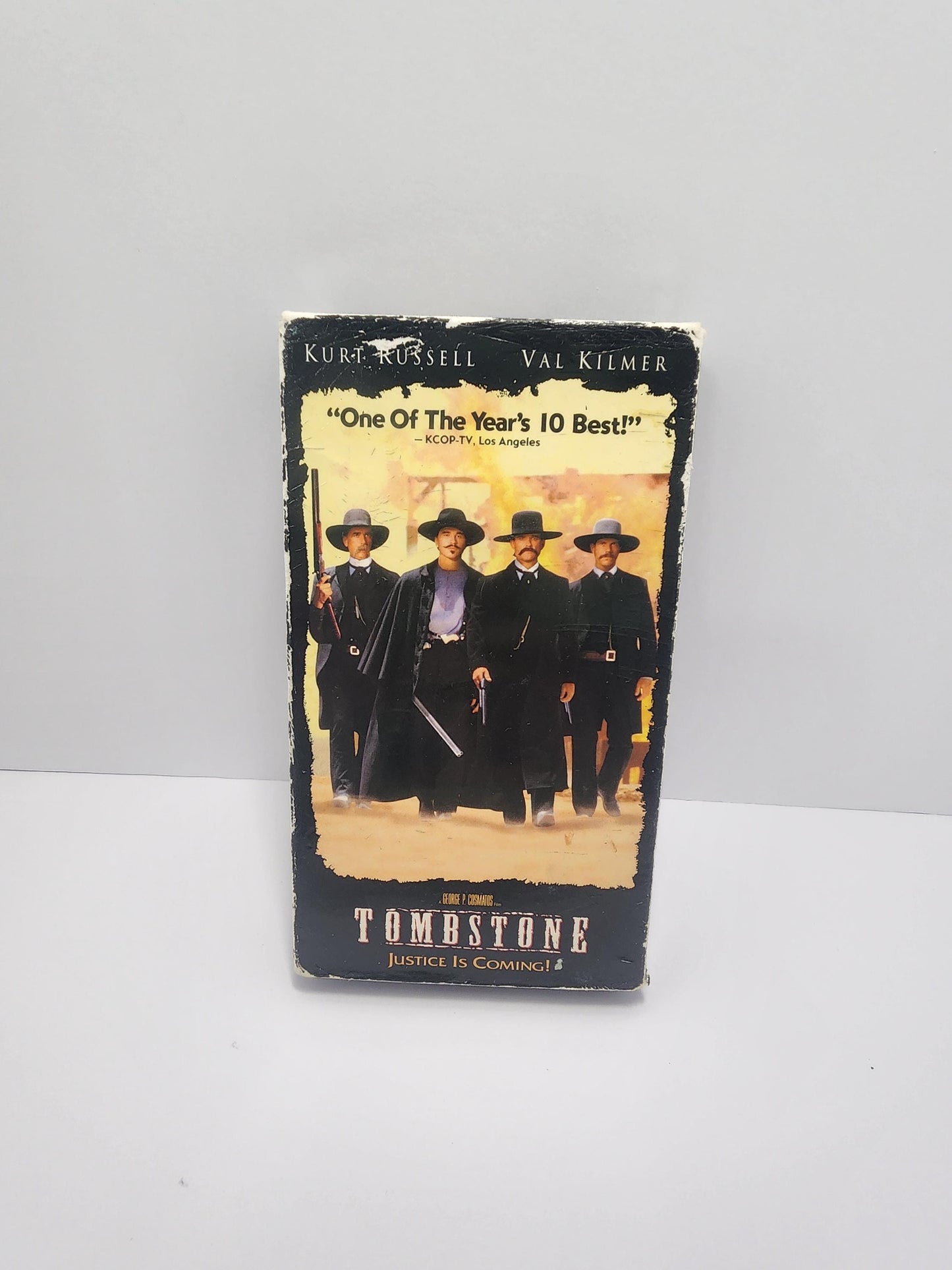 Tombstone Vhs - Tombstone - Val Kilmer - Doc Holiday - Kurt Russell - Wyatt Earp - Westerns - Vintage Movies - Vhs