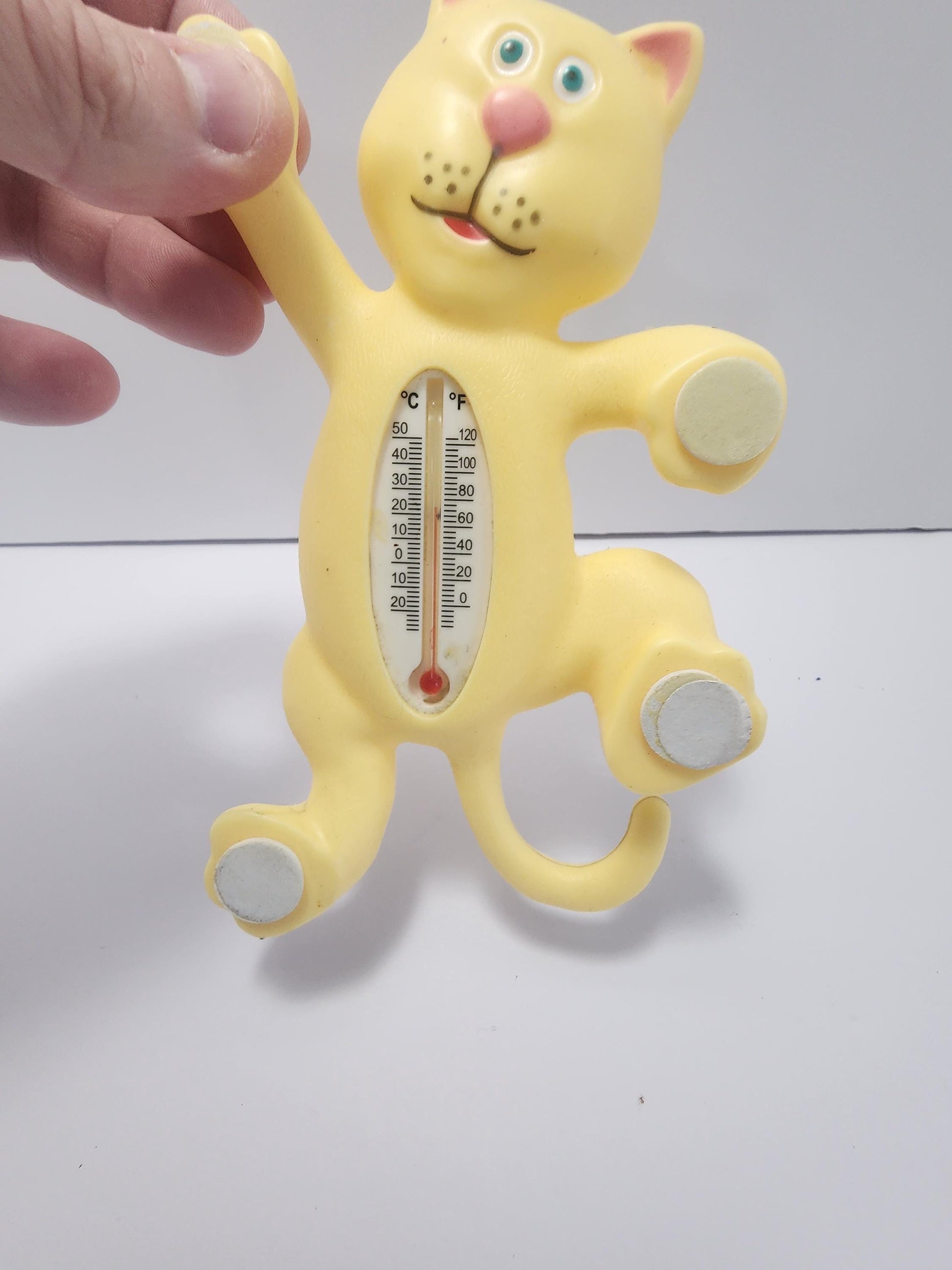 Cute Cat Tiger Thermometer - Thermometer - Cats - Tigers - Cat Decor - Cat Gifts - Decor - Home Decor - Vintage Thermometer - Kitchen - Deco