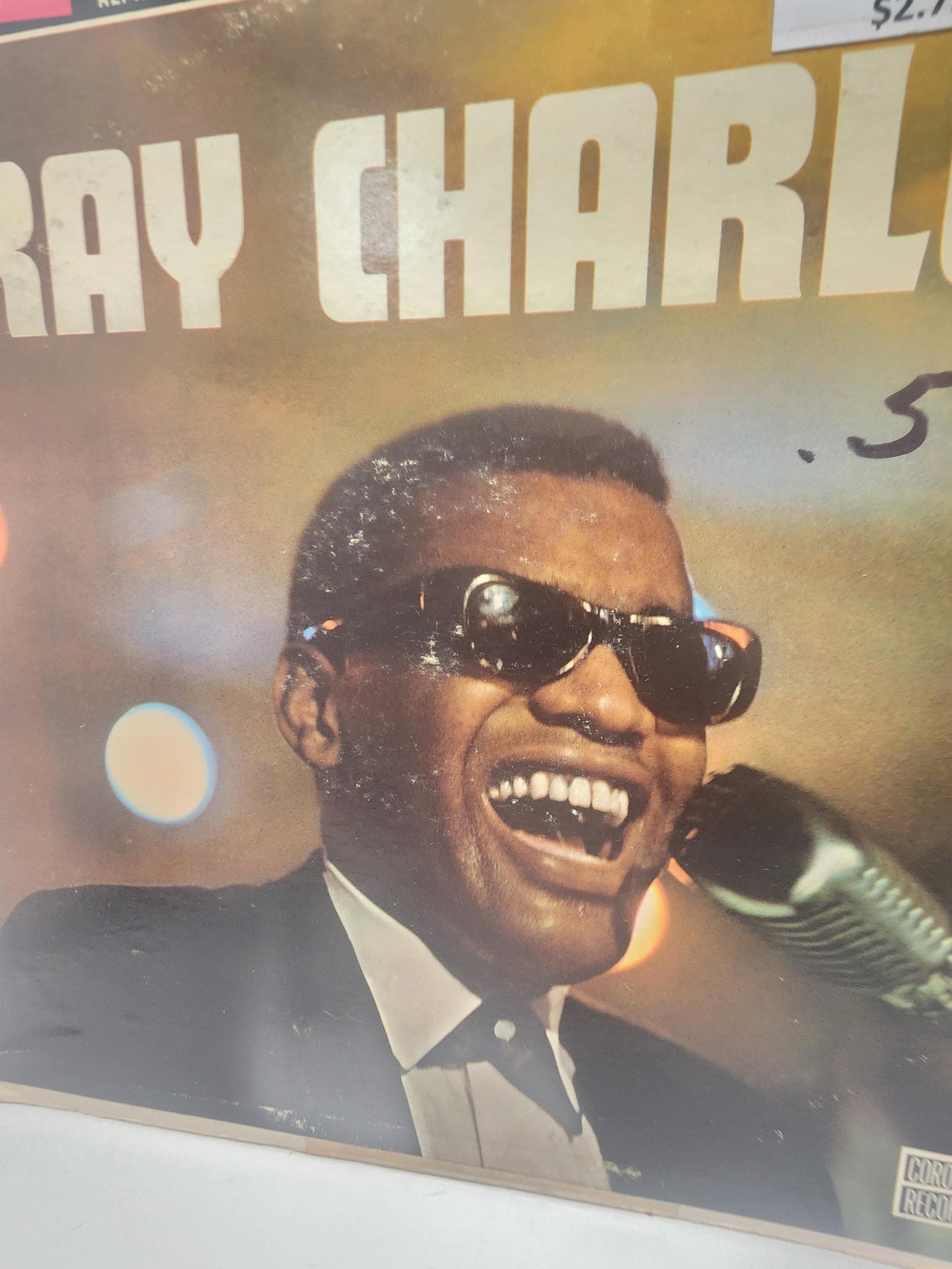 Vintage 1980s Ray Charles Orginal Print Vinyl Record - Ray Charles - Records - Vinyl - Vinyl Records - Vinyl Records - Music