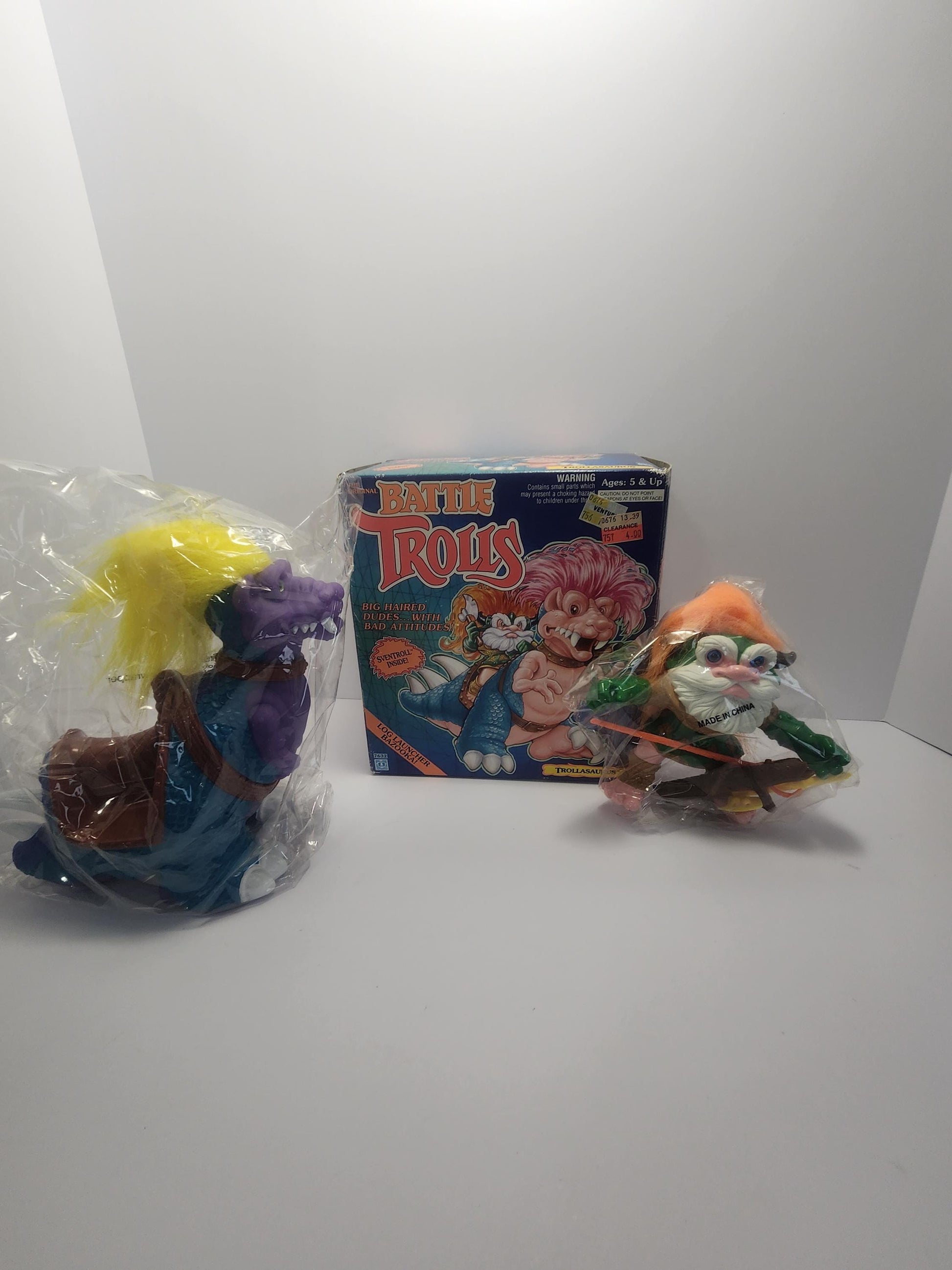 1993 Hasbro Battle Trolls Sealed - Trolls - Action Figures - Hasbro - Hasbro Toys - Vintage Toys - Battle Trolls