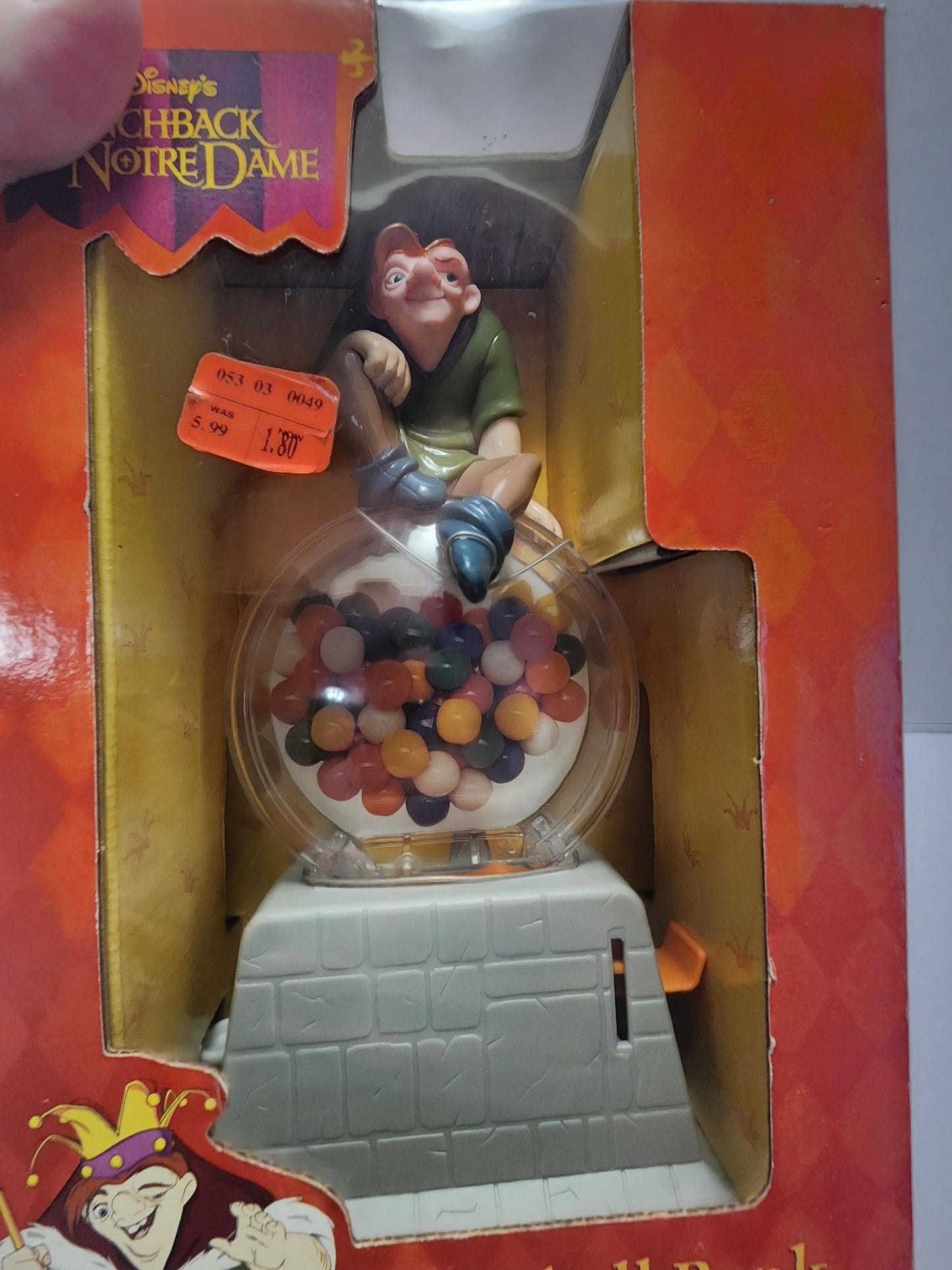 1996 Disney The Hunchback Of Notre Dame Gunball Machine SEALED - Gum - Gumball Machine - Hunchback - Notre Dame - Disney - Vintage Toys