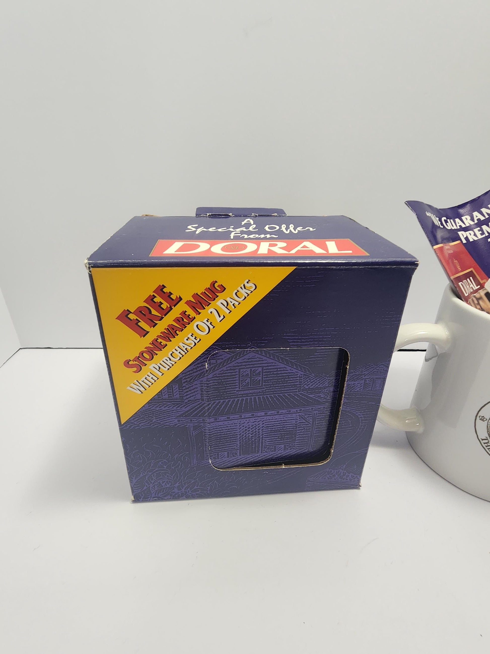 Village Of Tobaccoville Doral Gift Coffee Mug - Mugs - Coffee - Coffee Mugs - Doral - Tobacco - Tobacco Memorbilla