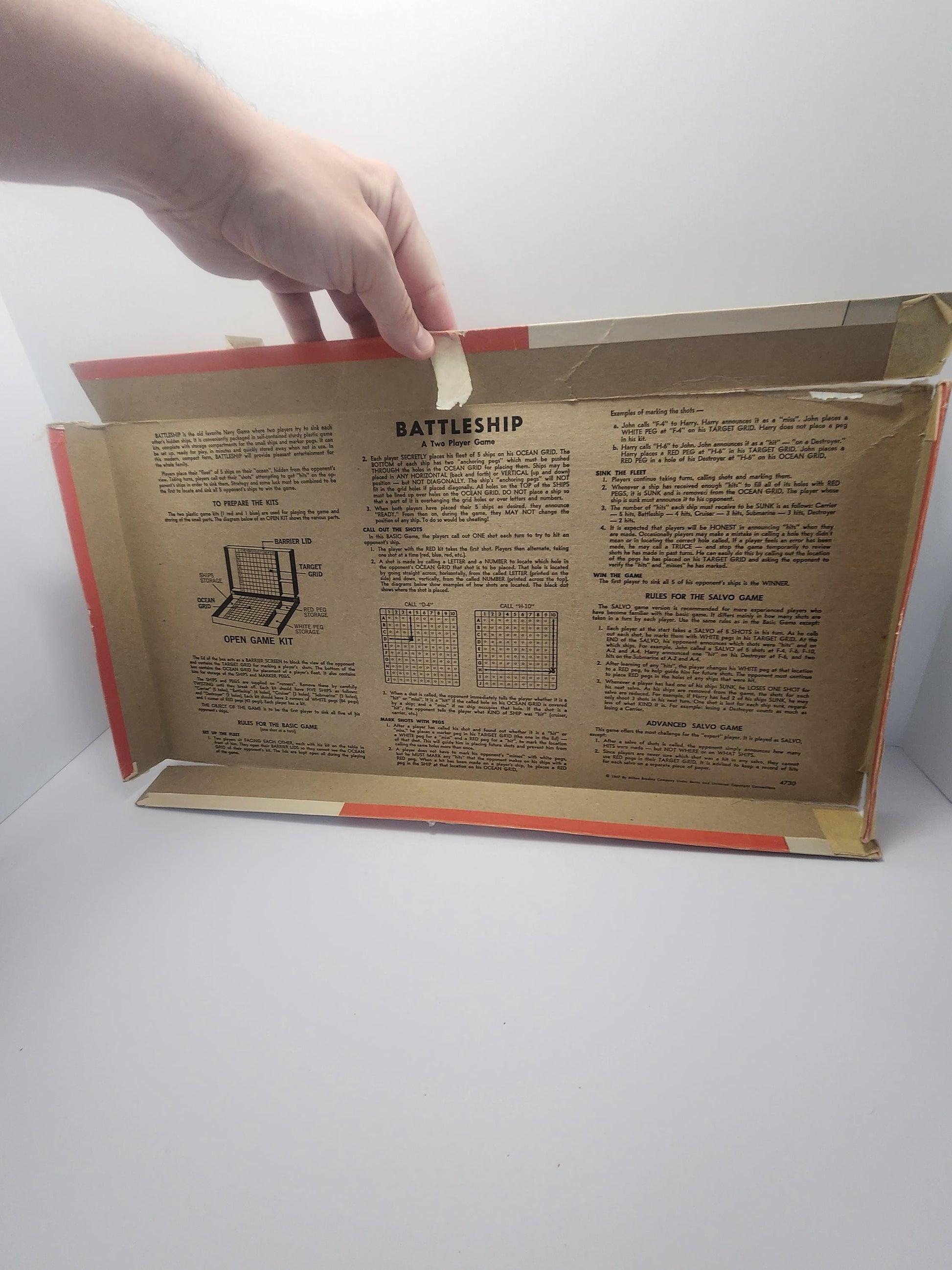 1971 Milton Bradley Battleship Game - Battleship - Battle Ship - Milton Bradley - Vintage Games - Family Games - Family Game Night