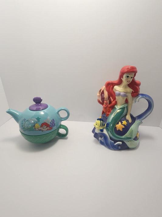 Disney The Little Mermaid Ariel Ceramic Teapot - Teapot - Ceramic Teapot - Ariel - Mermaids - Disney - The Little Mermaid - Disney Teapot