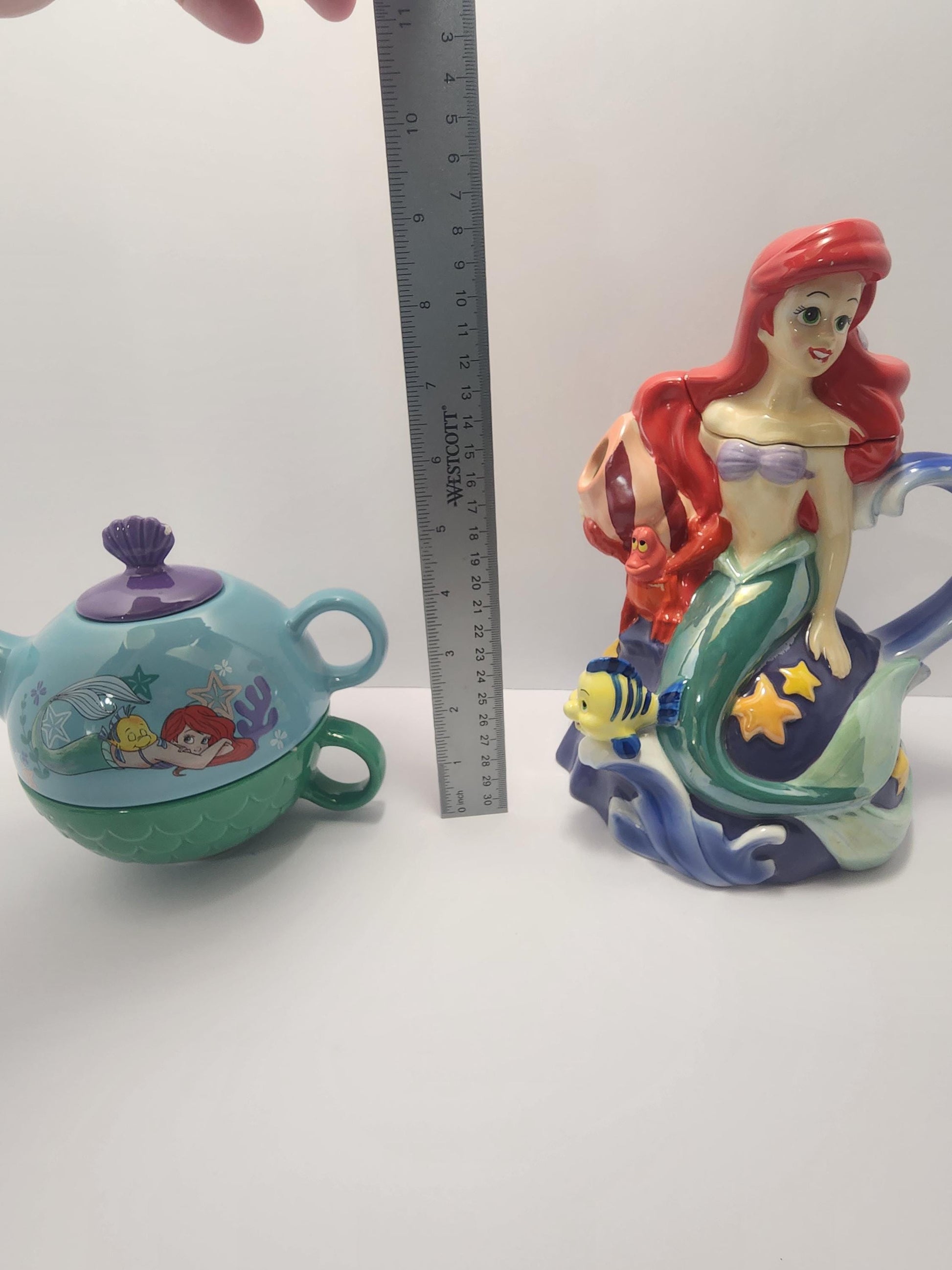Disney The Little Mermaid Ariel Ceramic Teapot - Teapot - Ceramic Teapot - Ariel - Mermaids - Disney - The Little Mermaid - Disney Teapot
