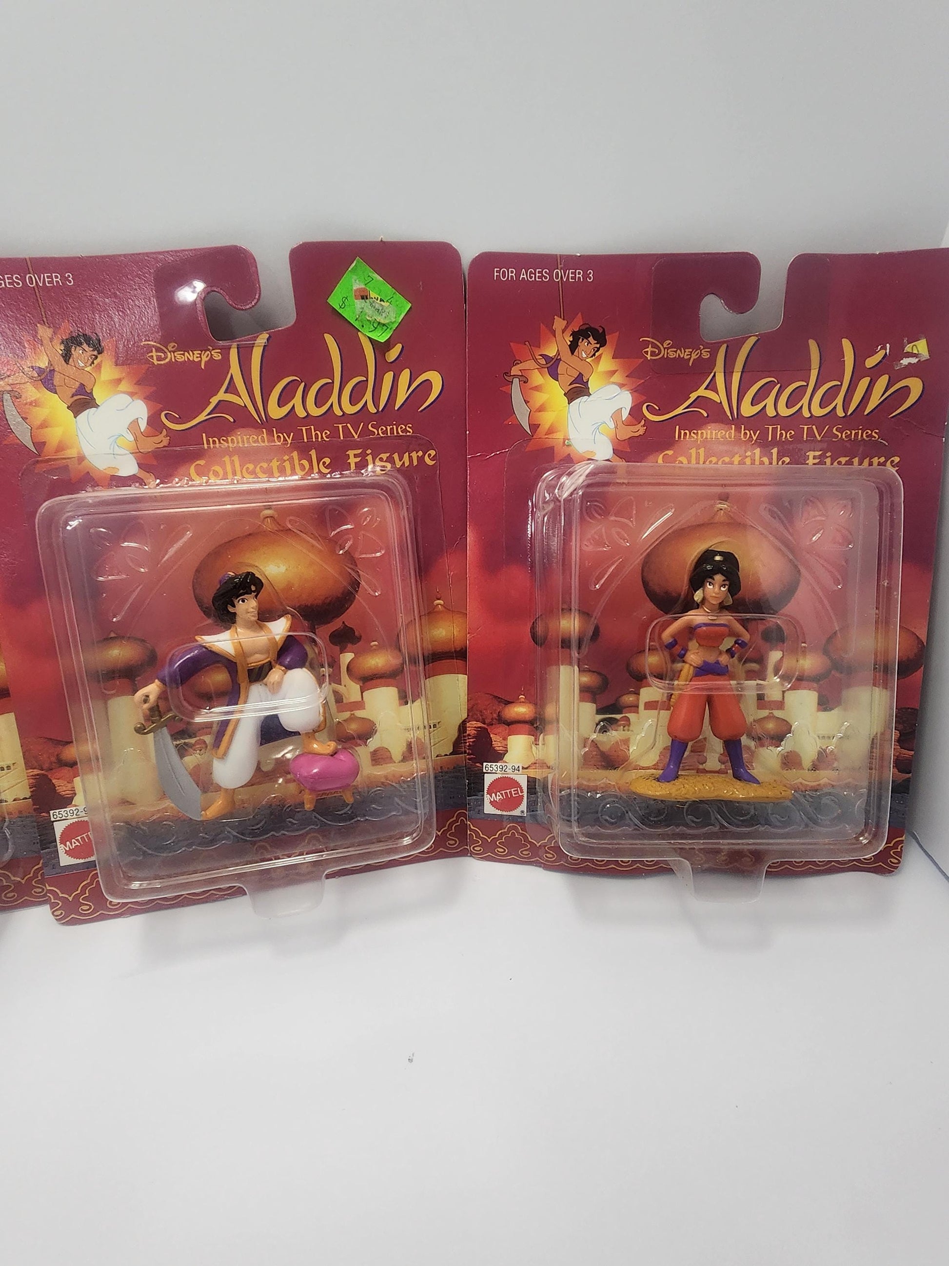 Aladdin 1990s Disney TV Series Action Figures - Aladdin - Aladding Toys - Jasmine - Jasmine Figures - Disney - Disney Series - Disney Toys