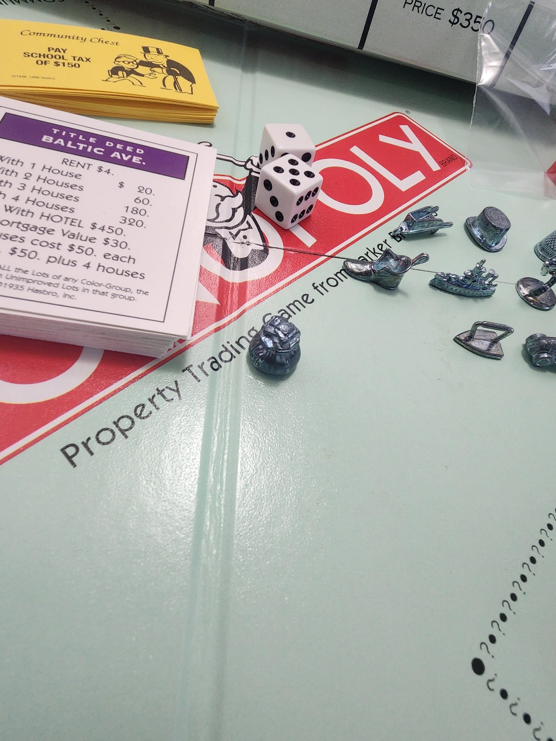 Monopoly Special Edition With Game Winning Token - Parker Brothers - Monopoly - Vintage Monopoly - Board Games - Vintage Games