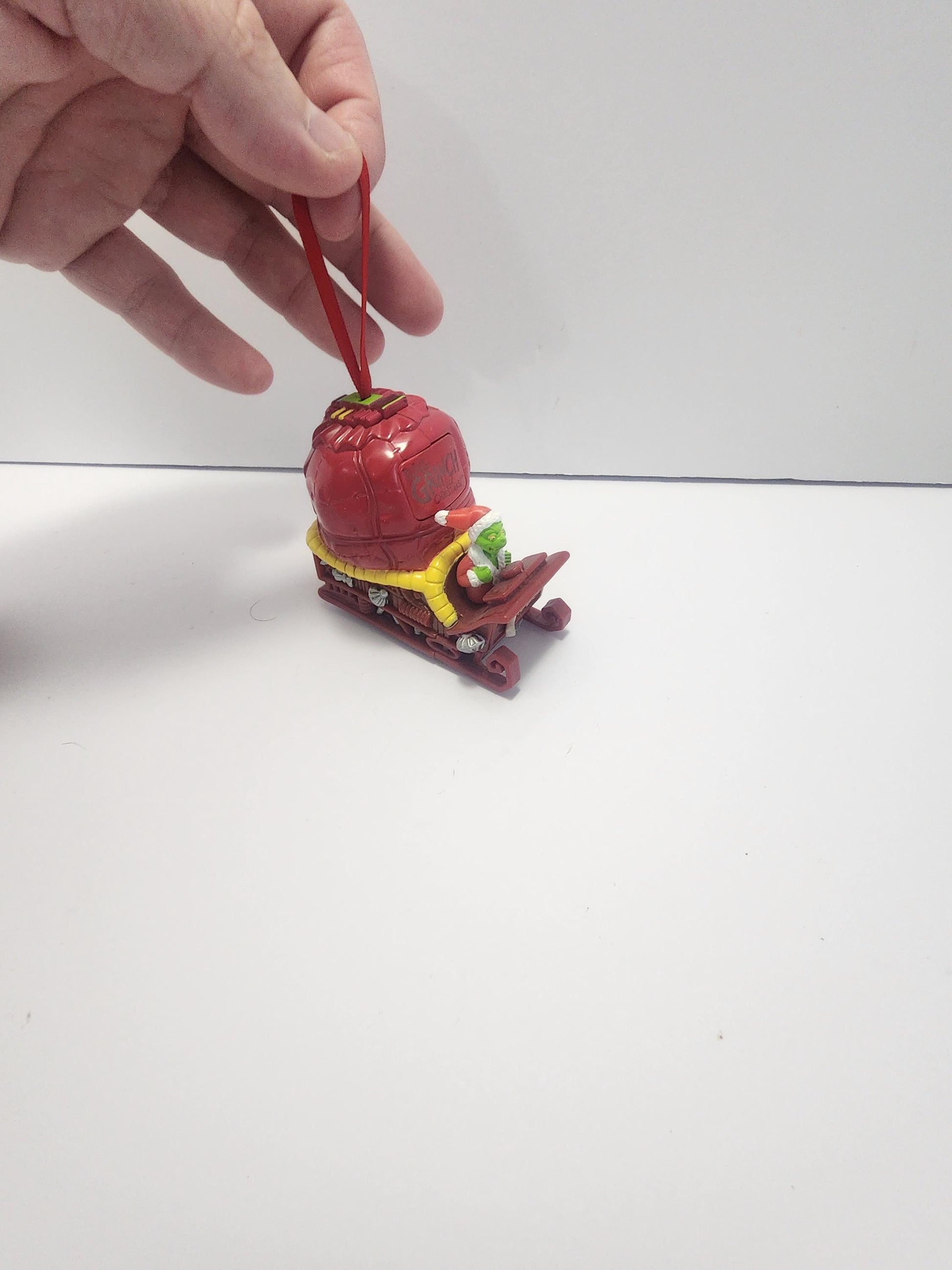 Christmas Sleigh Ornament Figure Toys - The Grinch - Grinch - The Grinch Toys - Herseys - Hersey Toys - Chocolate - Candy Toys - Christmas