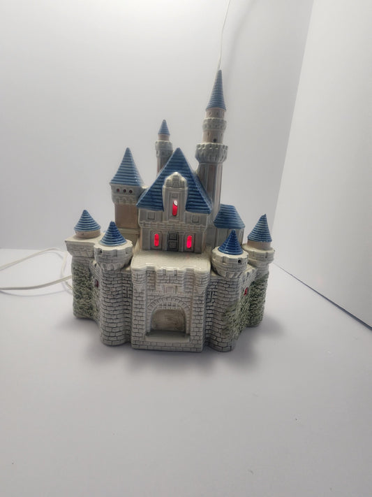 Walt Disney Sears 1988 World Light Up Disney Castle - Castle - Walt Disney - Disney World - Disney Gifts - Light House - Christmas Village
