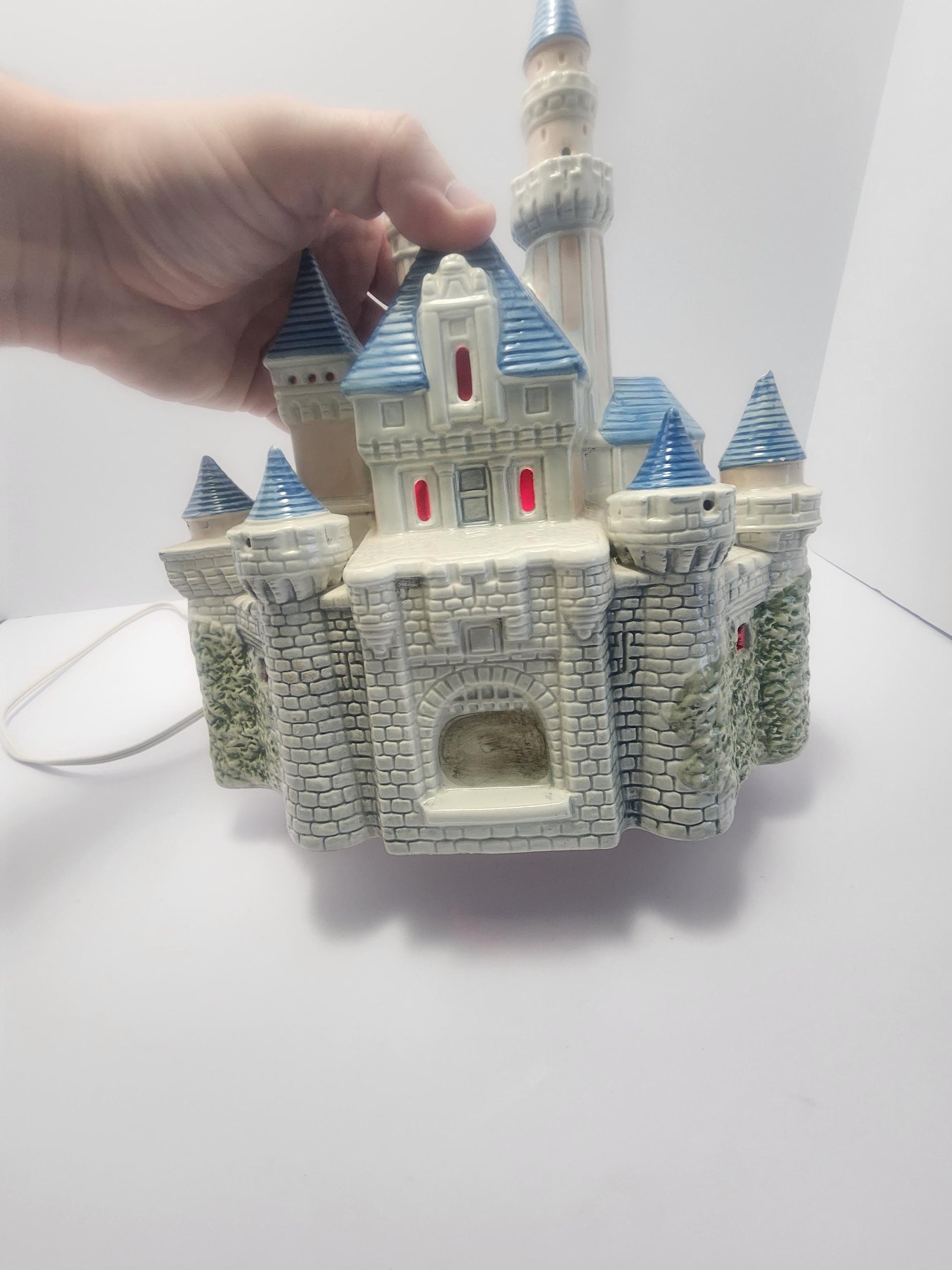 Walt Disney Sears 1988 World Light Up Disney Castle - Castle - Walt Disney - Disney World - Disney Gifts - Light House - Christmas Village