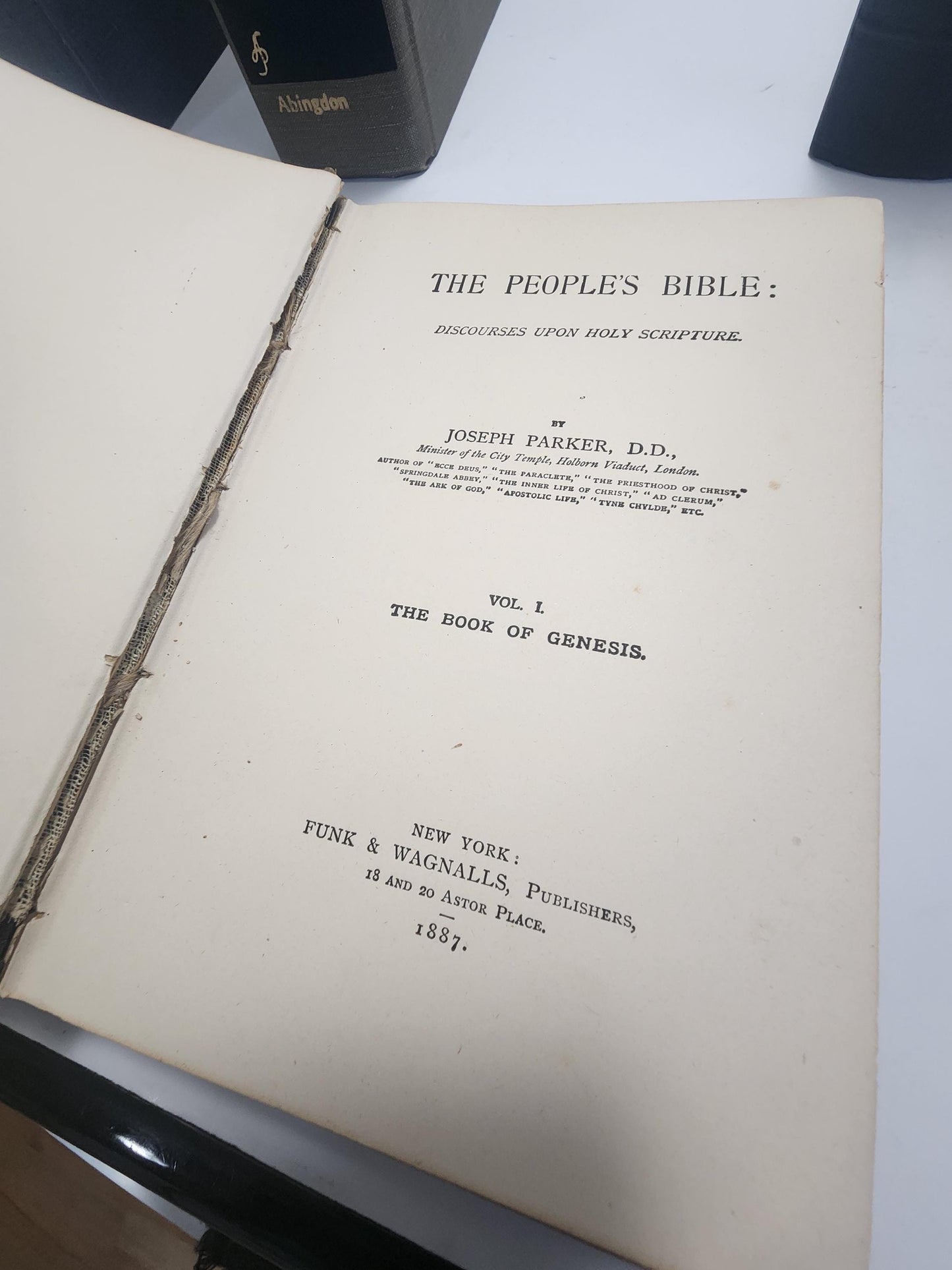 Vintage 1800s & 1970s Bibles - People's Bible - Vintage Bible - Interpreters Bible - 1800s - Antiques - Religion - Religious Gifts
