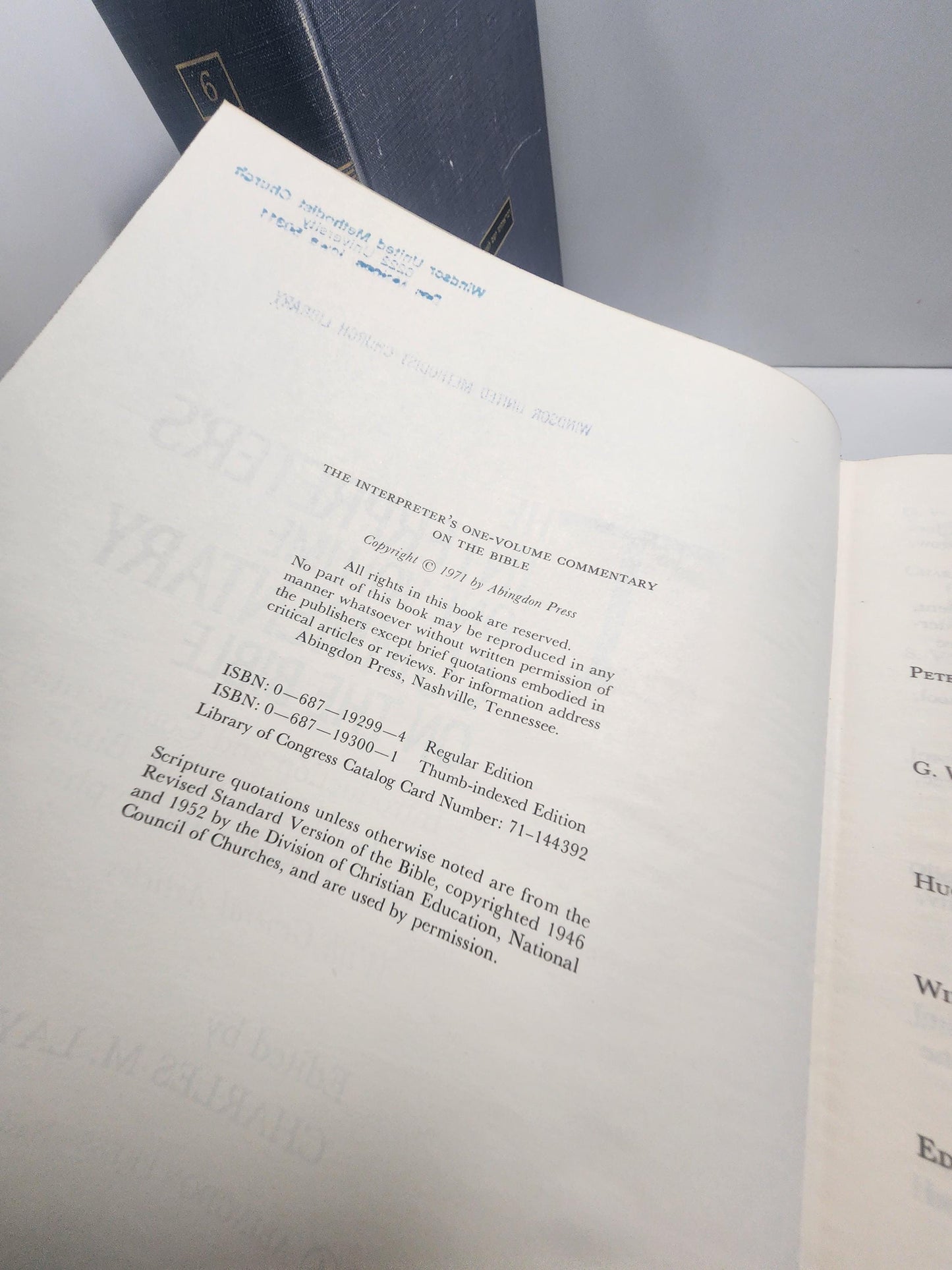 Vintage 1800s & 1970s Bibles - People's Bible - Vintage Bible - Interpreters Bible - 1800s - Antiques - Religion - Religious Gifts