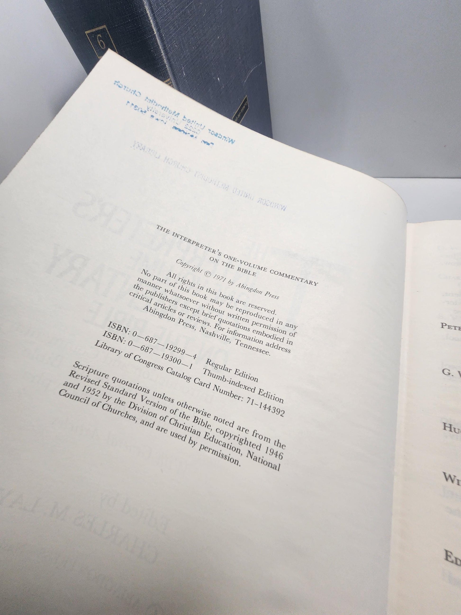 Vintage 1800s & 1970s Bibles - People's Bible - Vintage Bible - Interpreters Bible - 1800s - Antiques - Religion - Religious Gifts