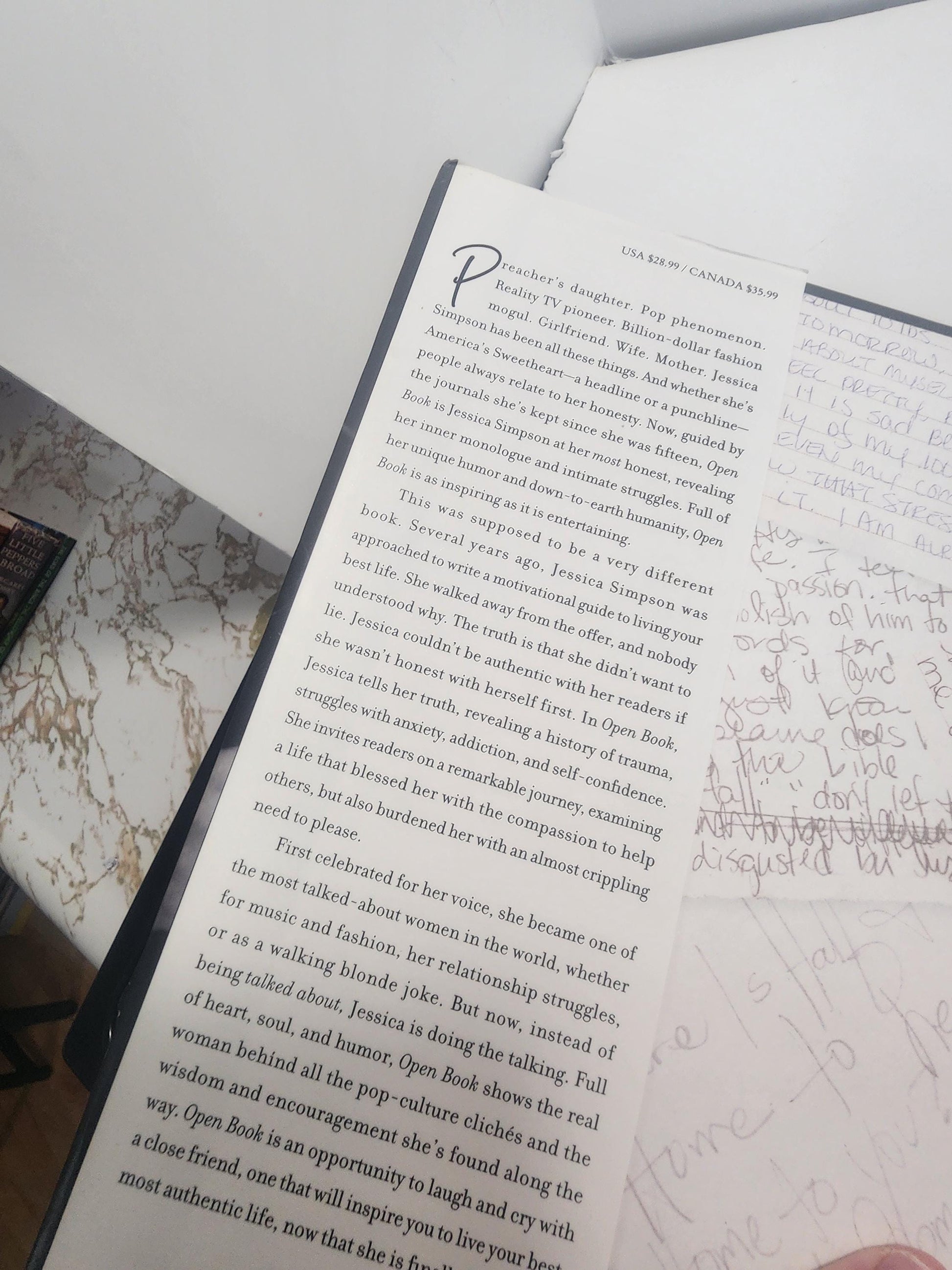 Open Book By Jessica Simpson - Jessica Simpson - Open Books - Autobiography - Music - Singers - Women - Books