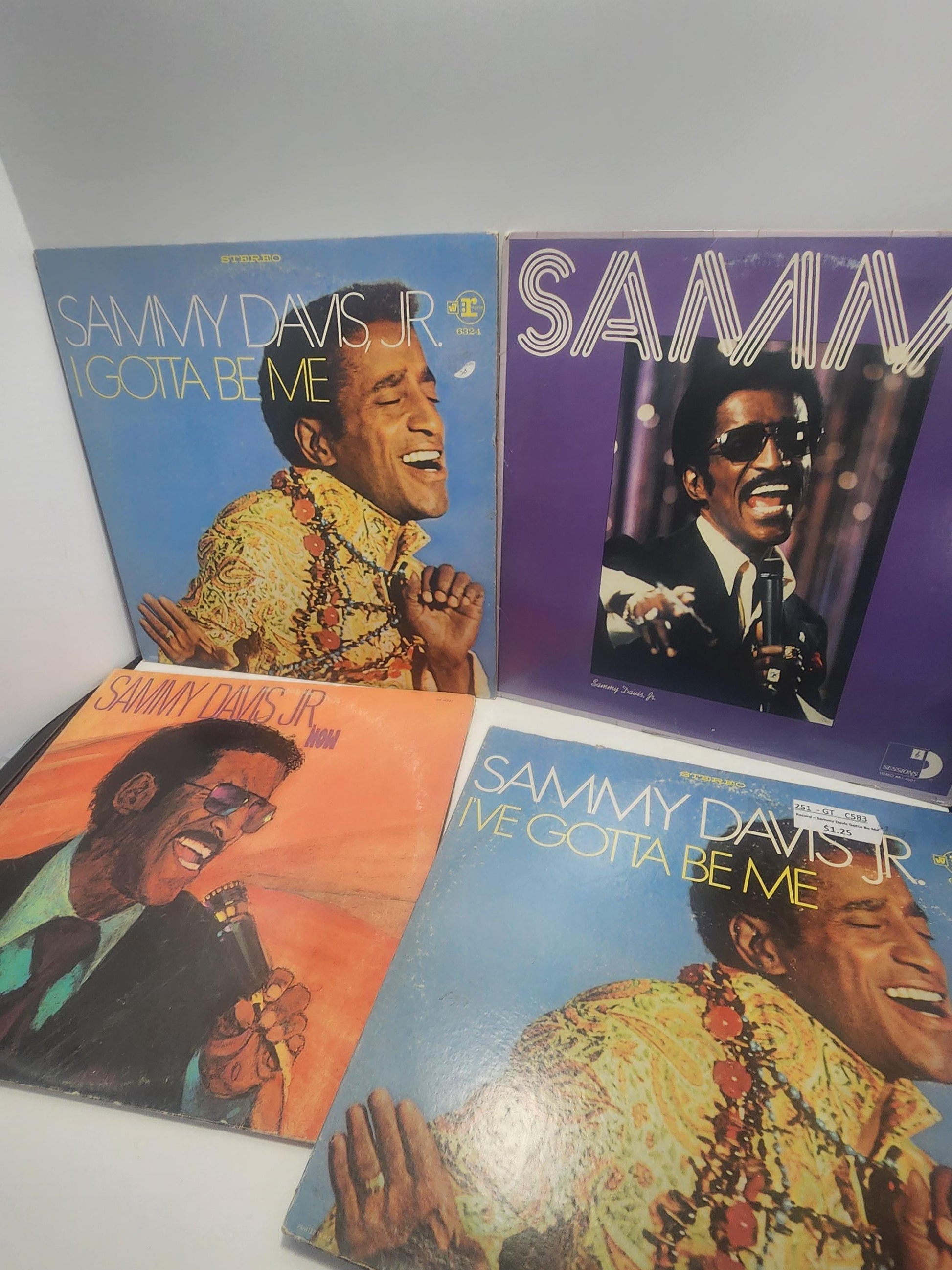 Sammy Davis Jr Vintage Lot of 4 Vinyl Records - Vinyl - Records - Vinyl Records - Sammy Davis - Sammy Davis Jr - Vintage Music - 1980s