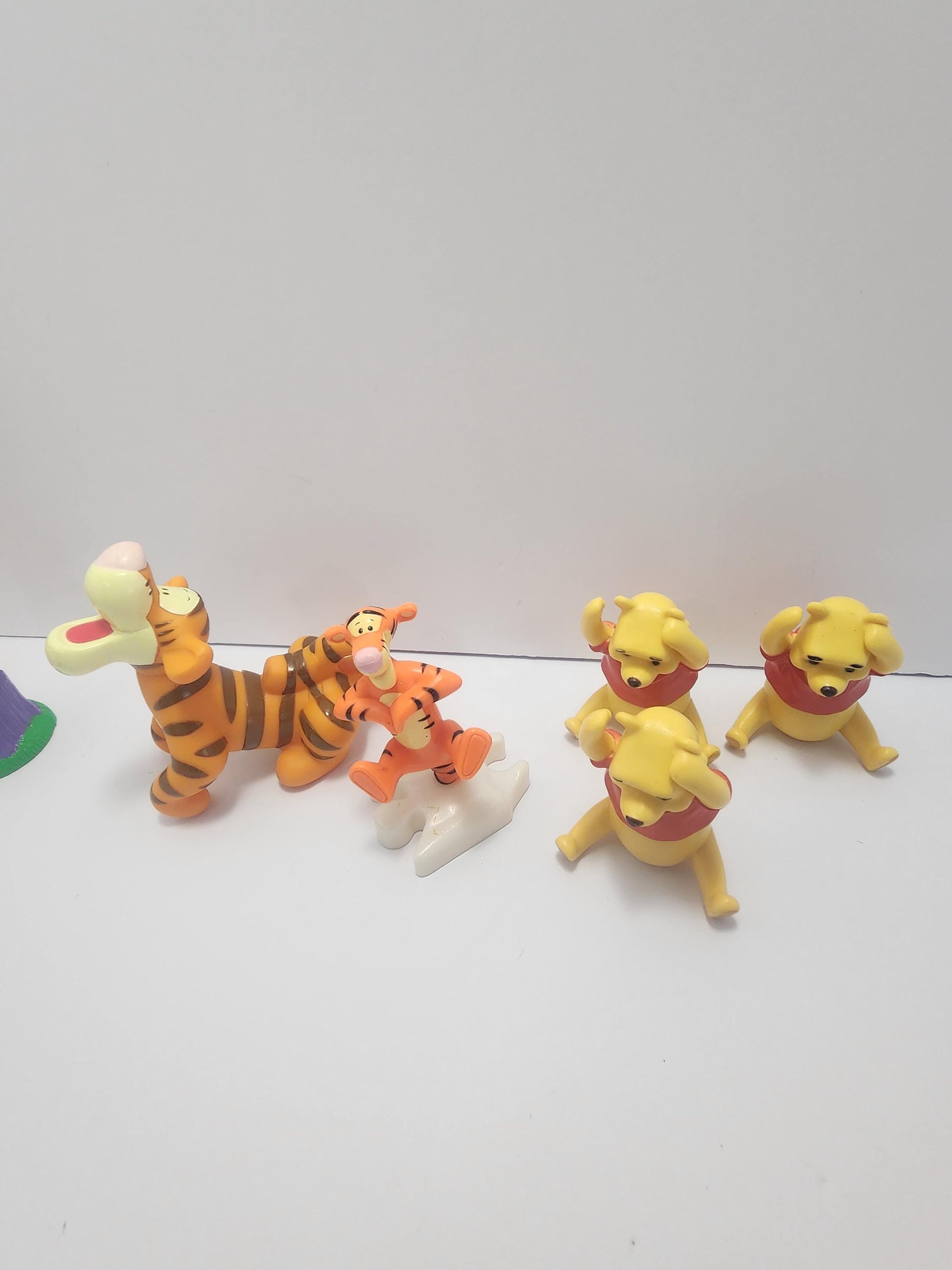 Winnie The Pooh Figures - Eeyore - Tigger - Pooh - Disney - Disney Toys - Mattel Toys - Winnie The Pooh Toys - Eeyore - Cake Toppers