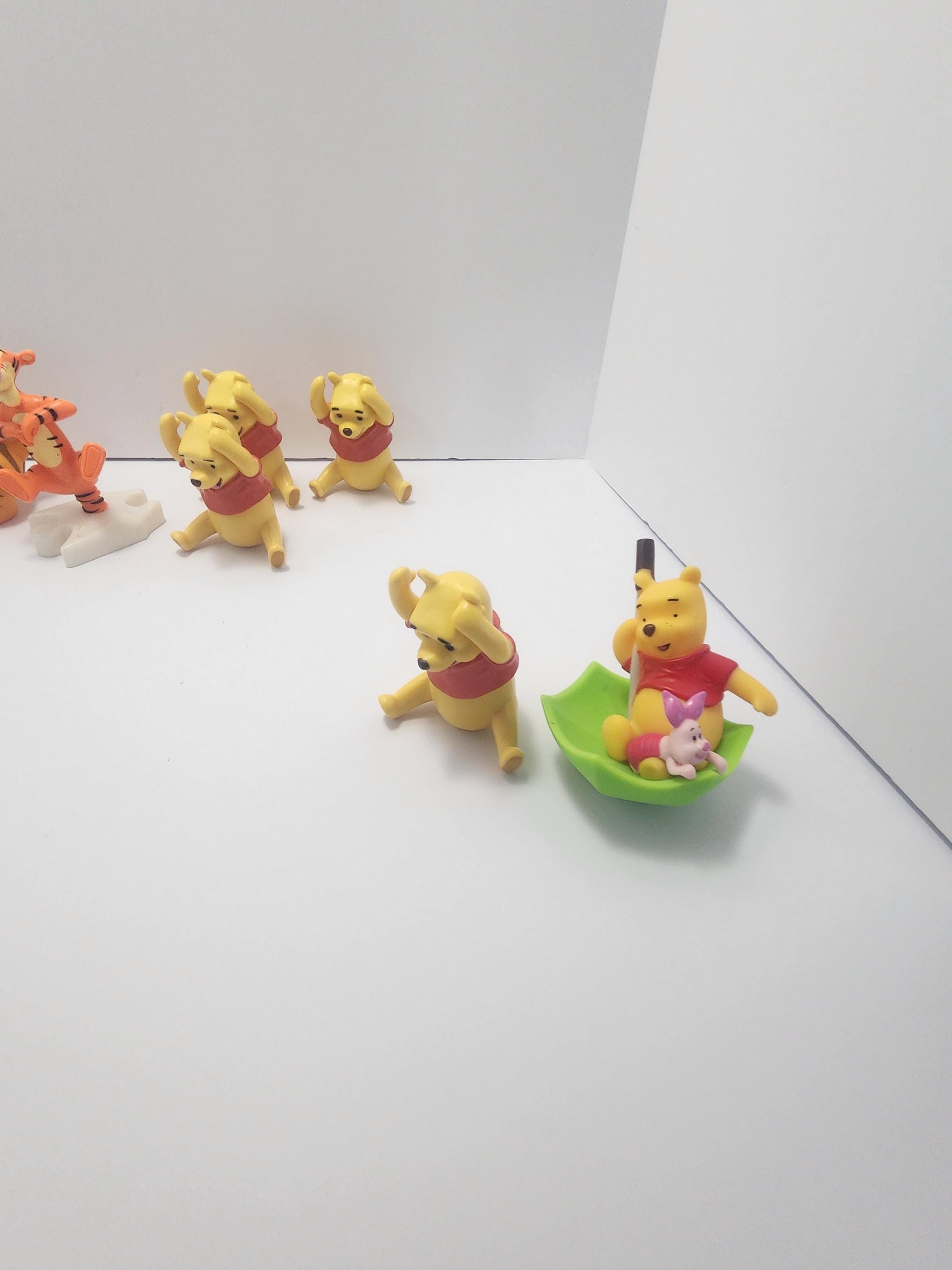 Winnie The Pooh Figures - Eeyore - Tigger - Pooh - Disney - Disney Toys - Mattel Toys - Winnie The Pooh Toys - Eeyore - Cake Toppers