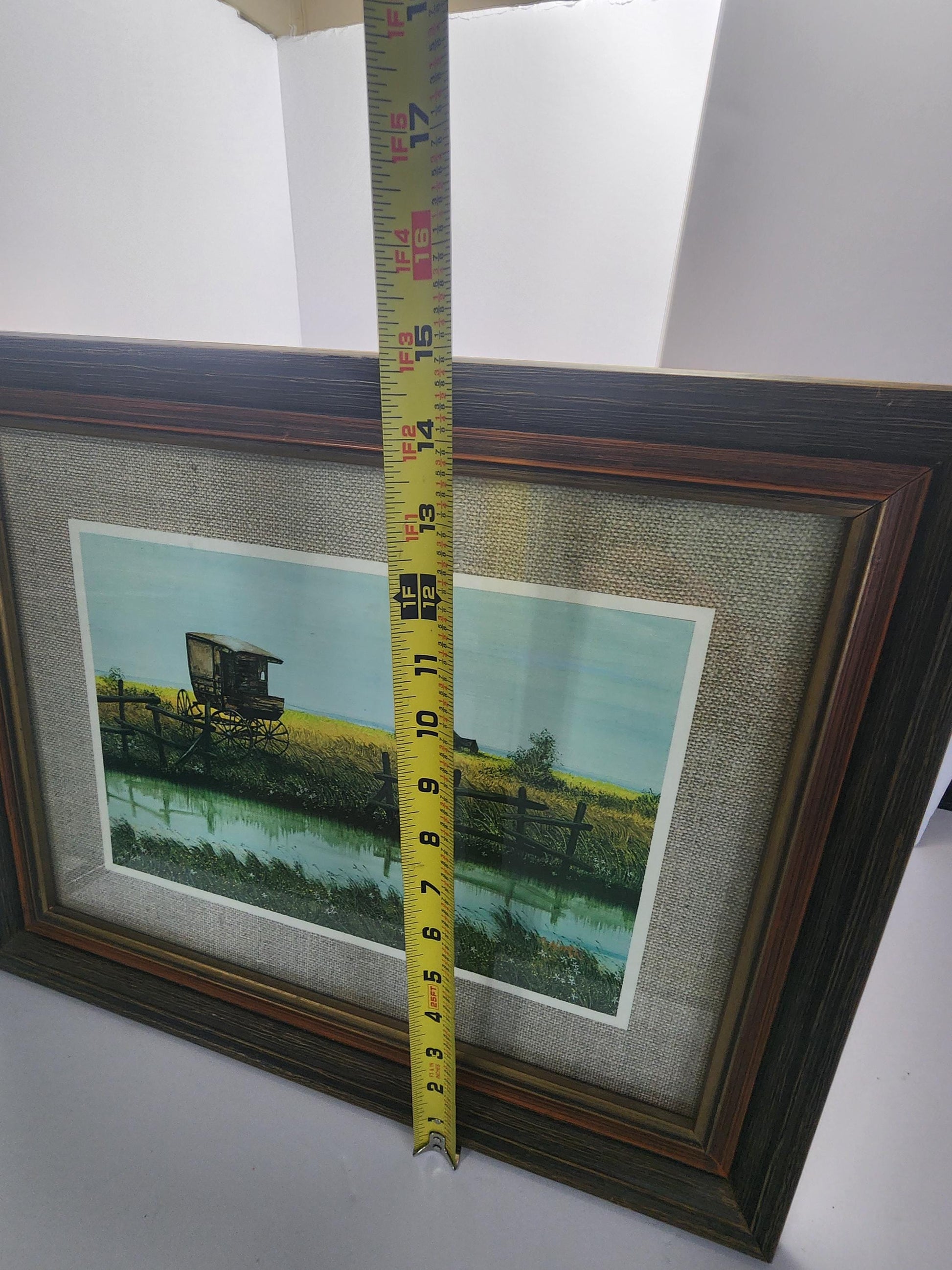 Framed Photo Vintage Prarie and Stagecoach - Photos - Photography - Decor - Paintings - Stagecoach - Western Decor - Amish - Prarie - Sceney