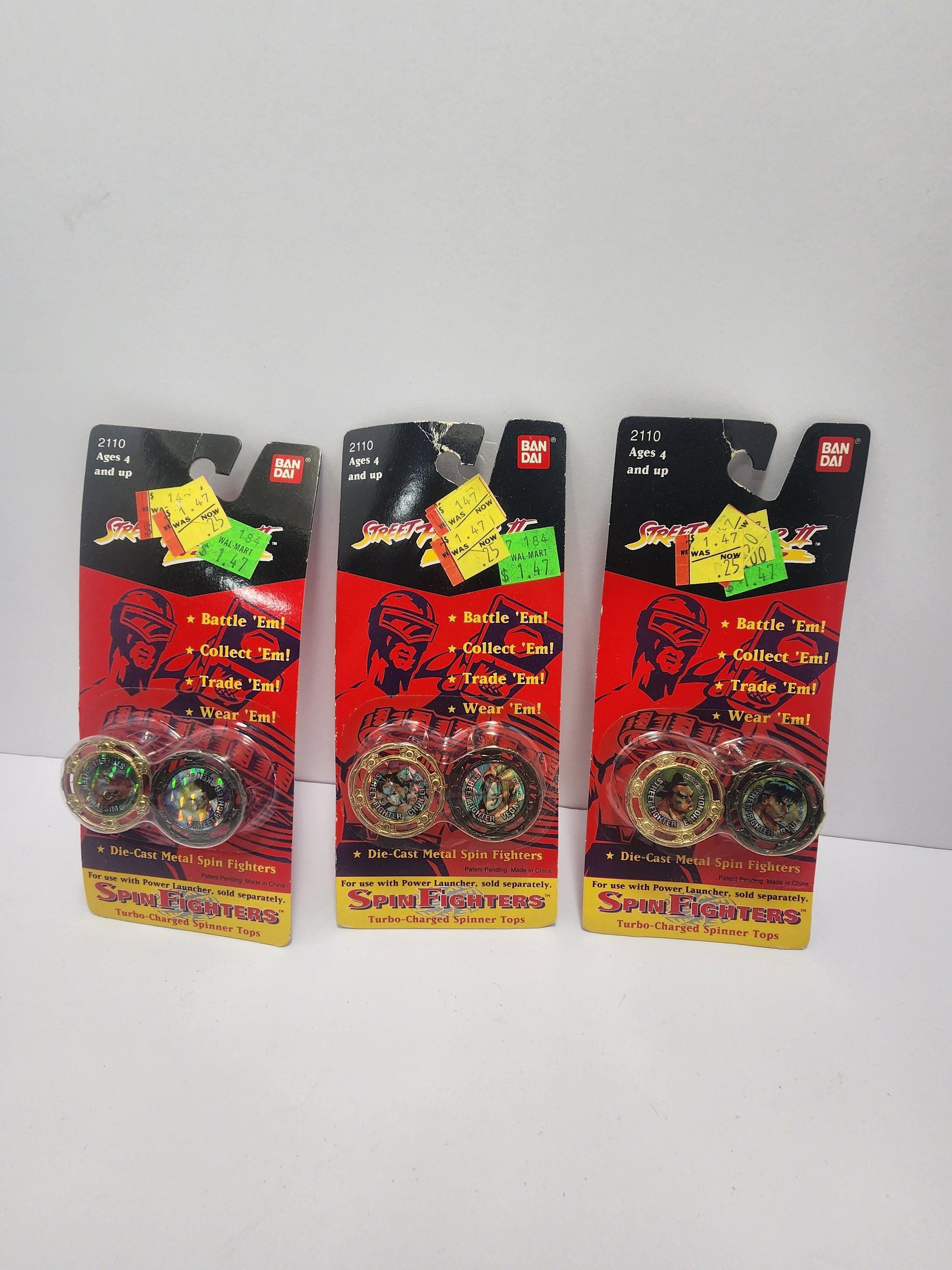 1993 Capcom Street Fighters Spin Fighters SEALED - Capcom - Games - Vintage Games - Spin Fighters - Street Fighters