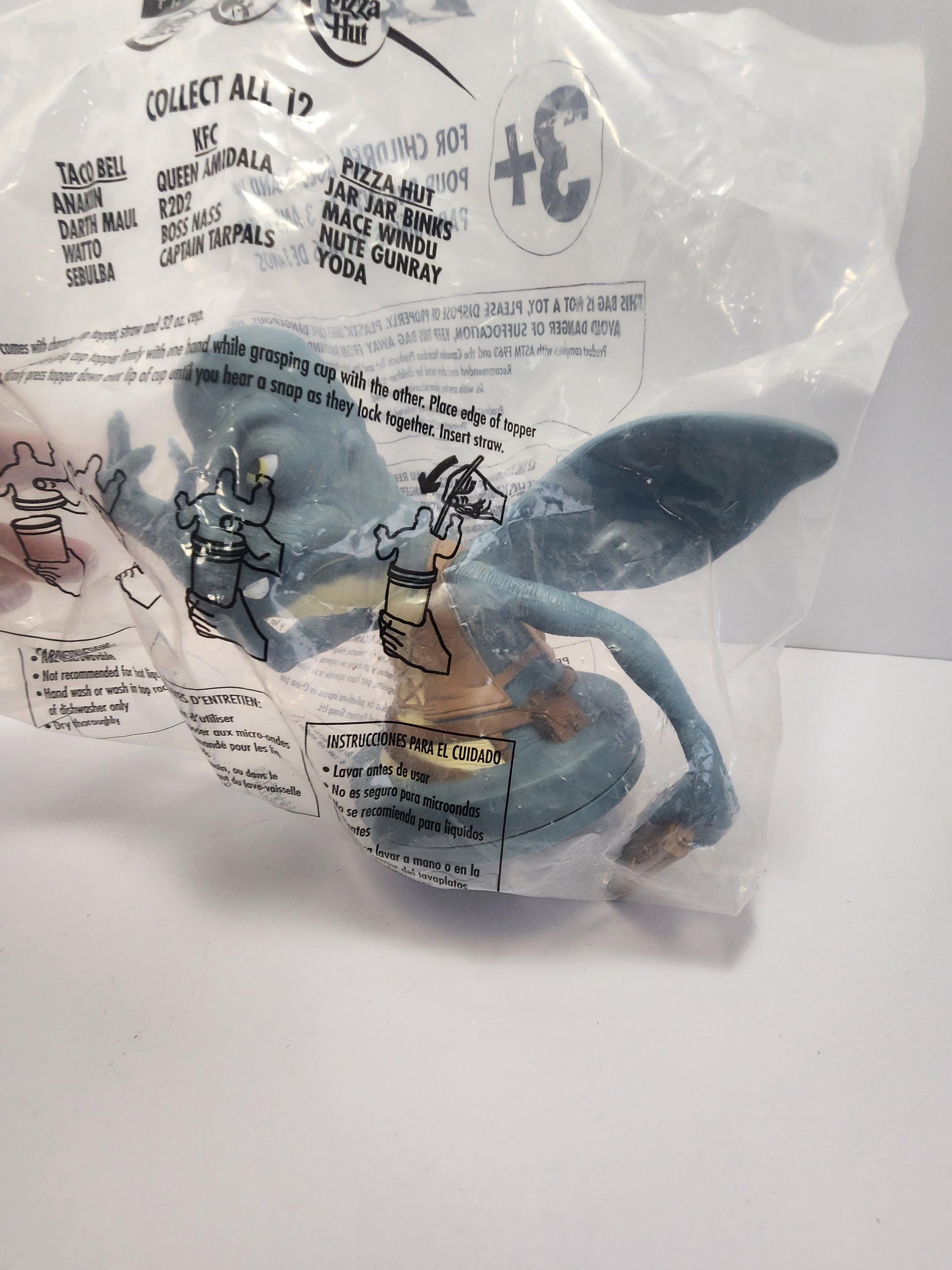 Star Wars Episode 1 1999 Tumbler Cup Lid Special Movie Theater Edition Watto - Patton- Star Wars - Lids - Character Glasses - Episode 1