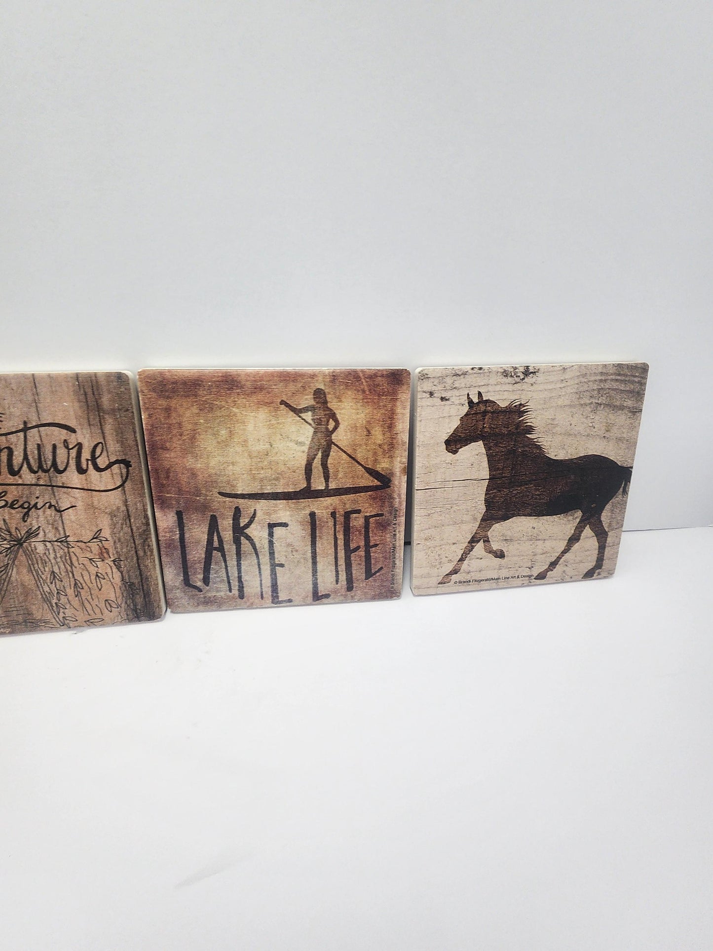 Outdoor Themed Coasters - Coasters - Animals - Horses - Horse Decor - Adventure - Adventure Decor - Decor - Drinkware - Gift Coasters