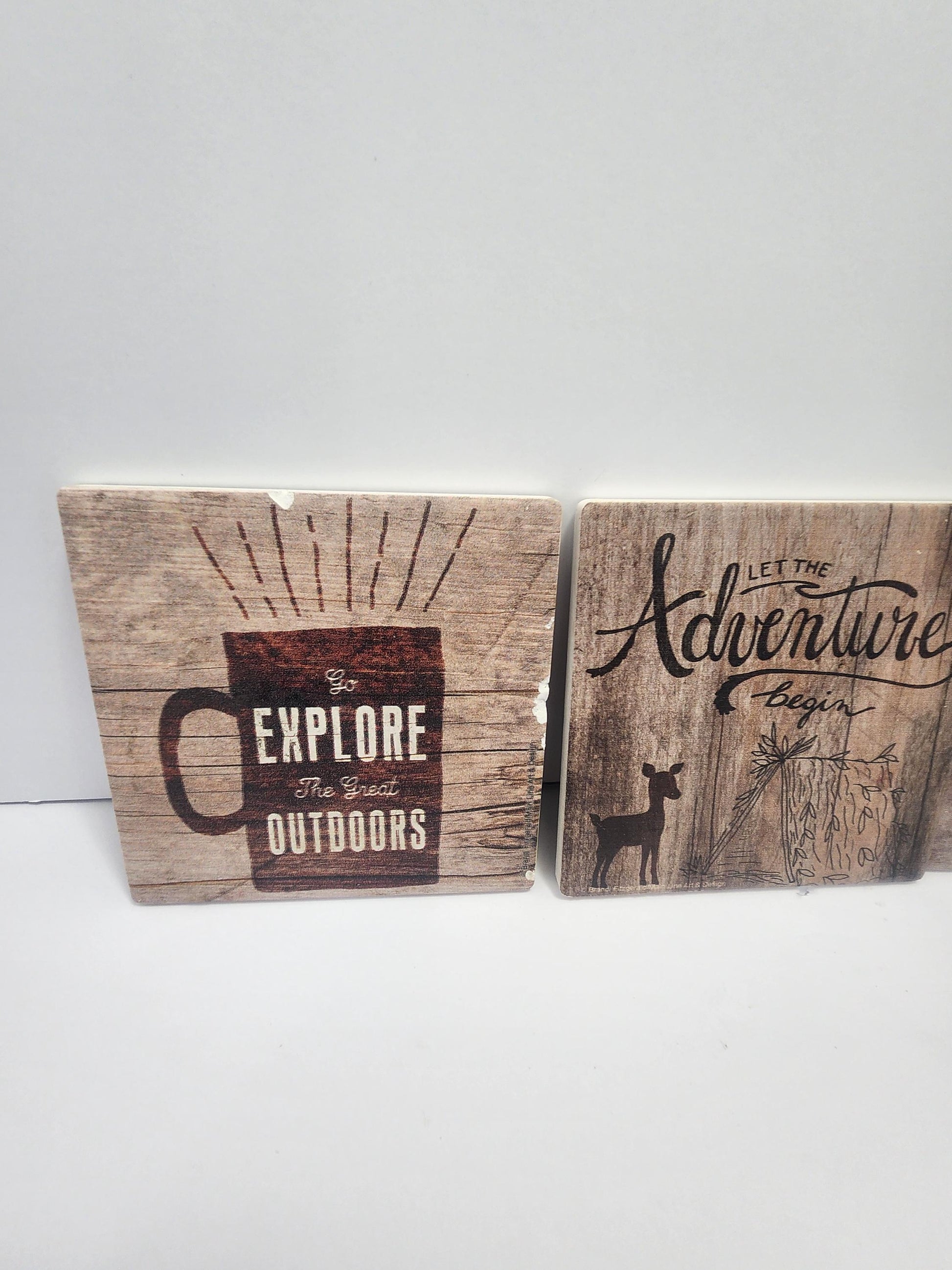 Outdoor Themed Coasters - Coasters - Animals - Horses - Horse Decor - Adventure - Adventure Decor - Decor - Drinkware - Gift Coasters