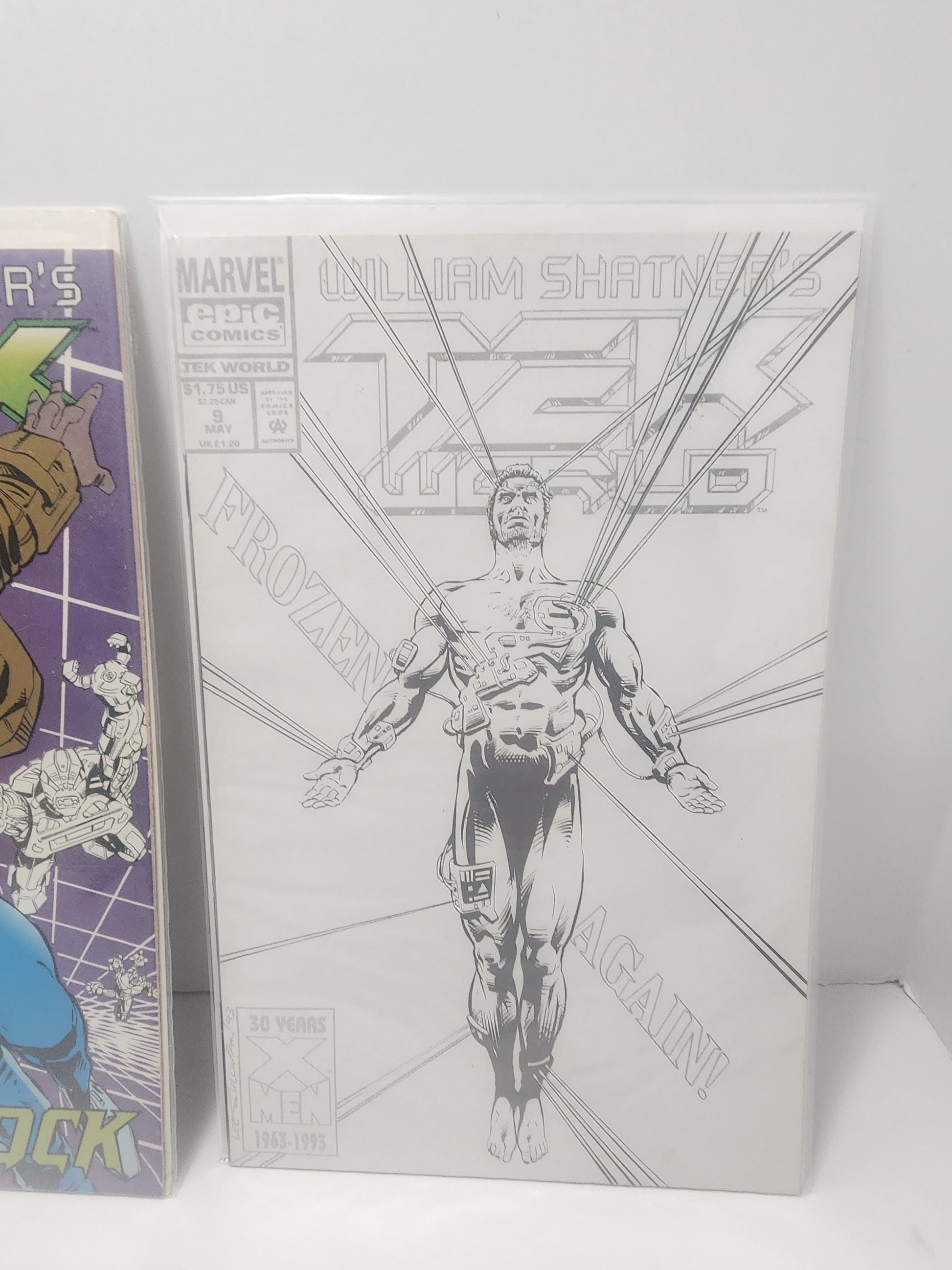 William Shatner's Tek World Marvel Comics Lot of 3 - William Shatner - Tek World - Marvel - Marvel Comics - Comics - Vintage Comics