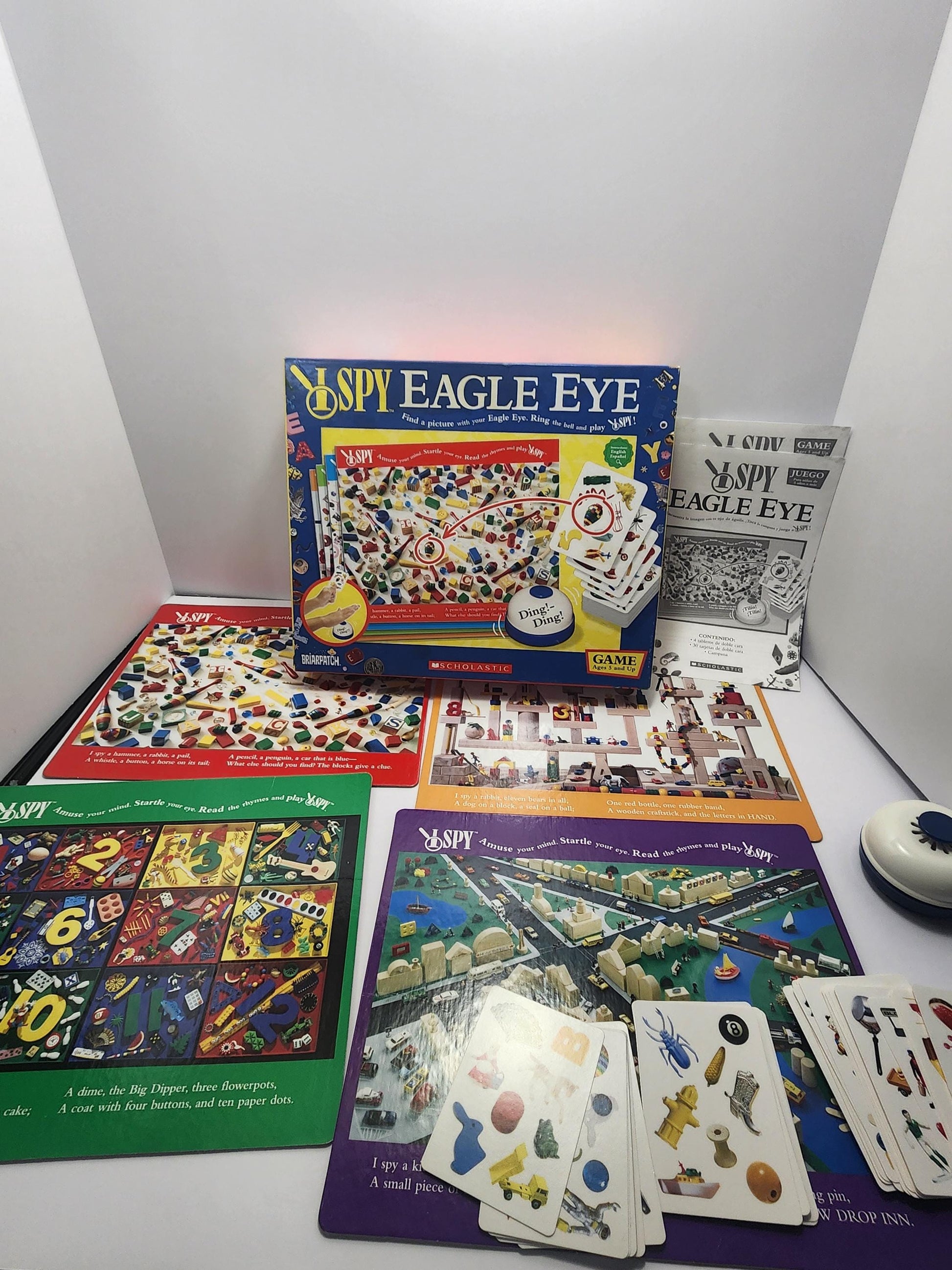 Eagle Eye I Spy Scholastic Board Game - Learning Games - School - Games - Board Games - I Spy - I Spy Game
