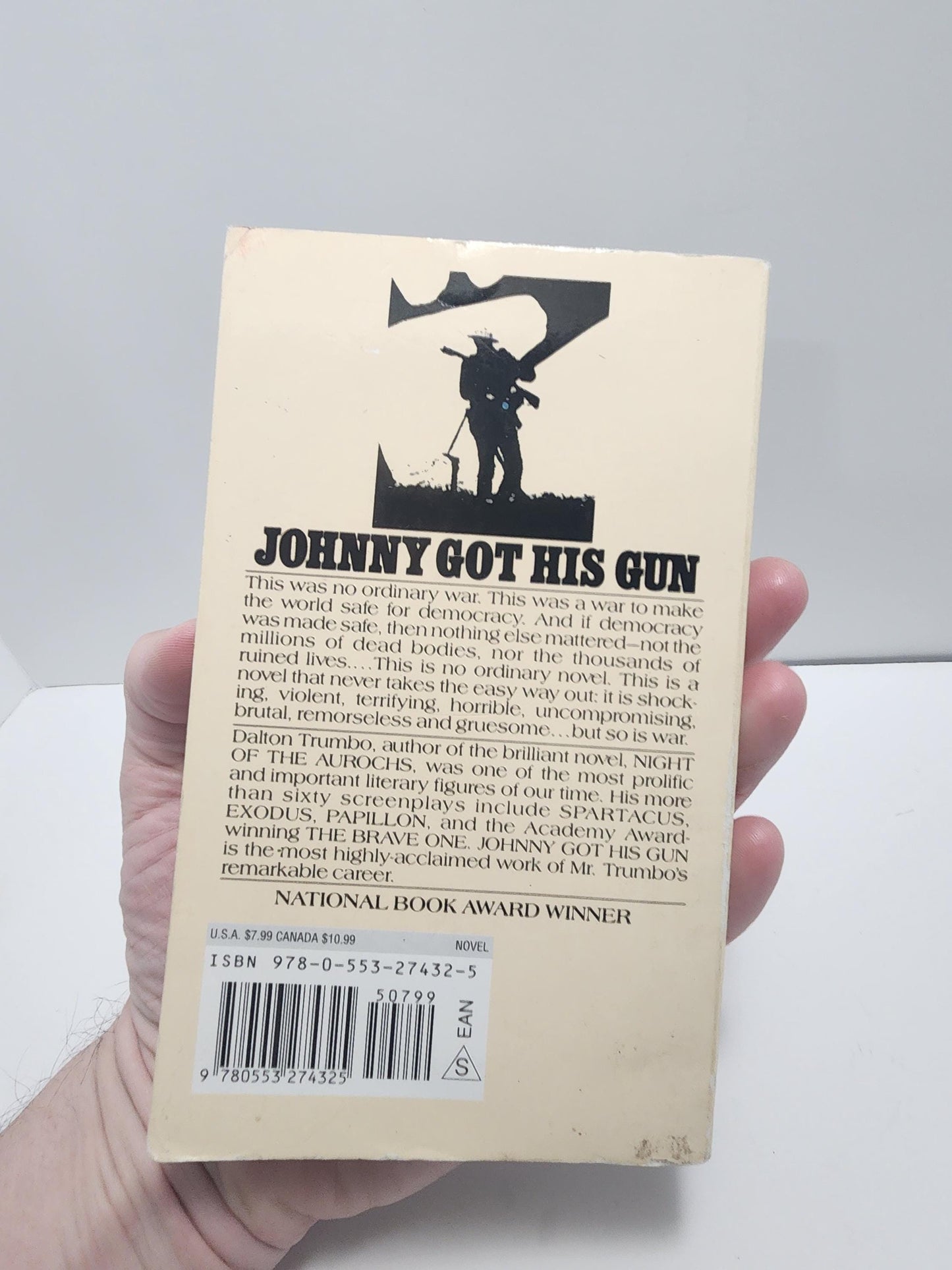 1989 Johnny Got His Gn By Dalton Trumbo Paperback Book - Books - Vintage Books - Dalton Trumbo - Johnny Got His Gn