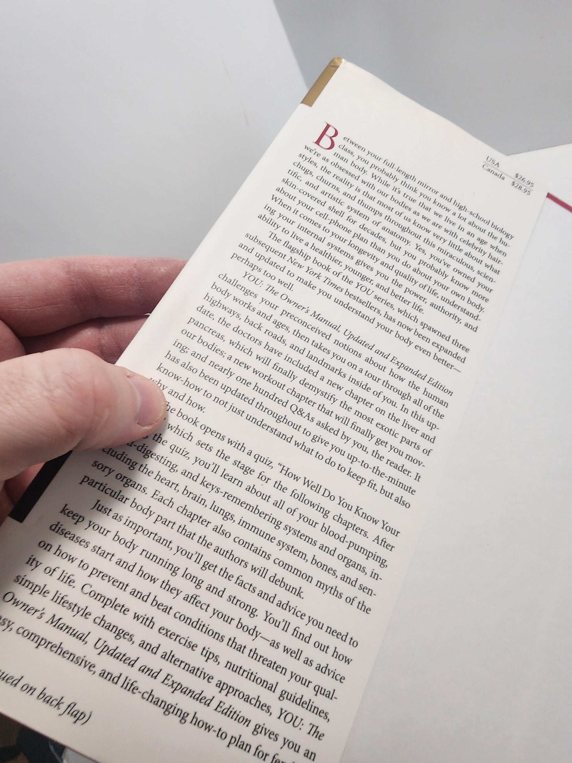 YOU Owners Manual Book - Health - Mental Health - Self Awareness - Self Books - Manuals - YOU - Books