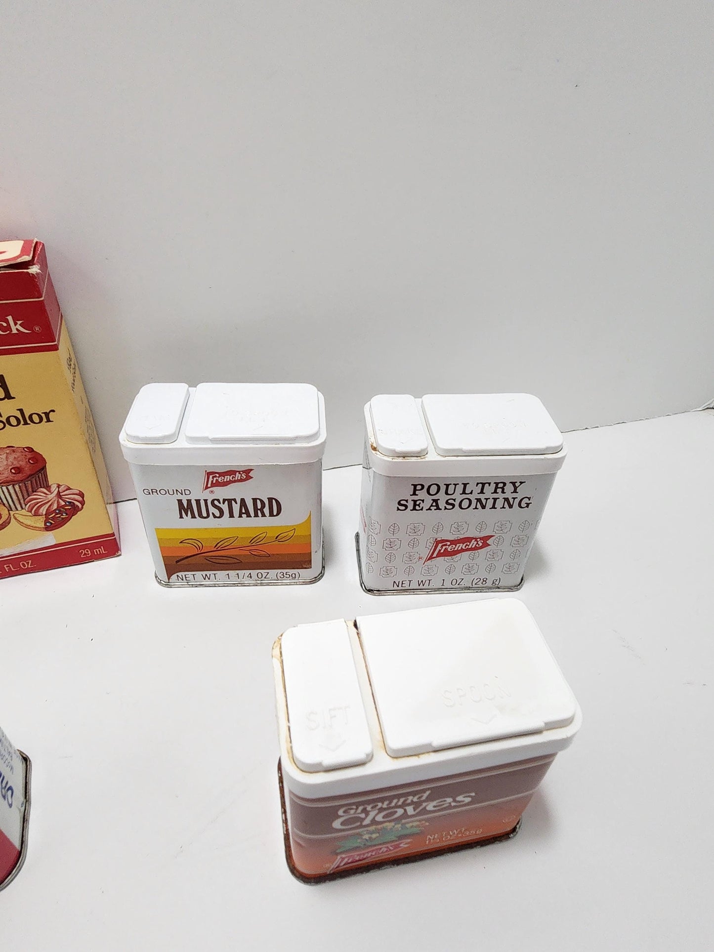 Antique Spice Containers Lot - Kitchen - Antiques - Vintage Kitchen - Kitchen Decor - Spices - Vintage Spices - Tins