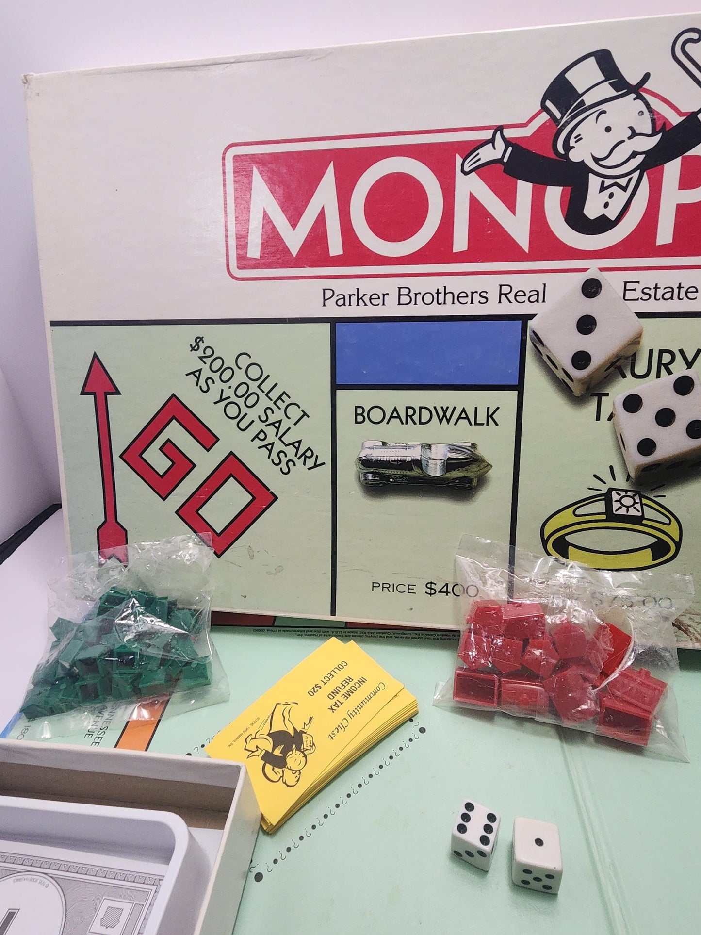 Monopoly Vintage Classic Board Game - Parker Brothers - Board Games - Monopoly - Vintage Games