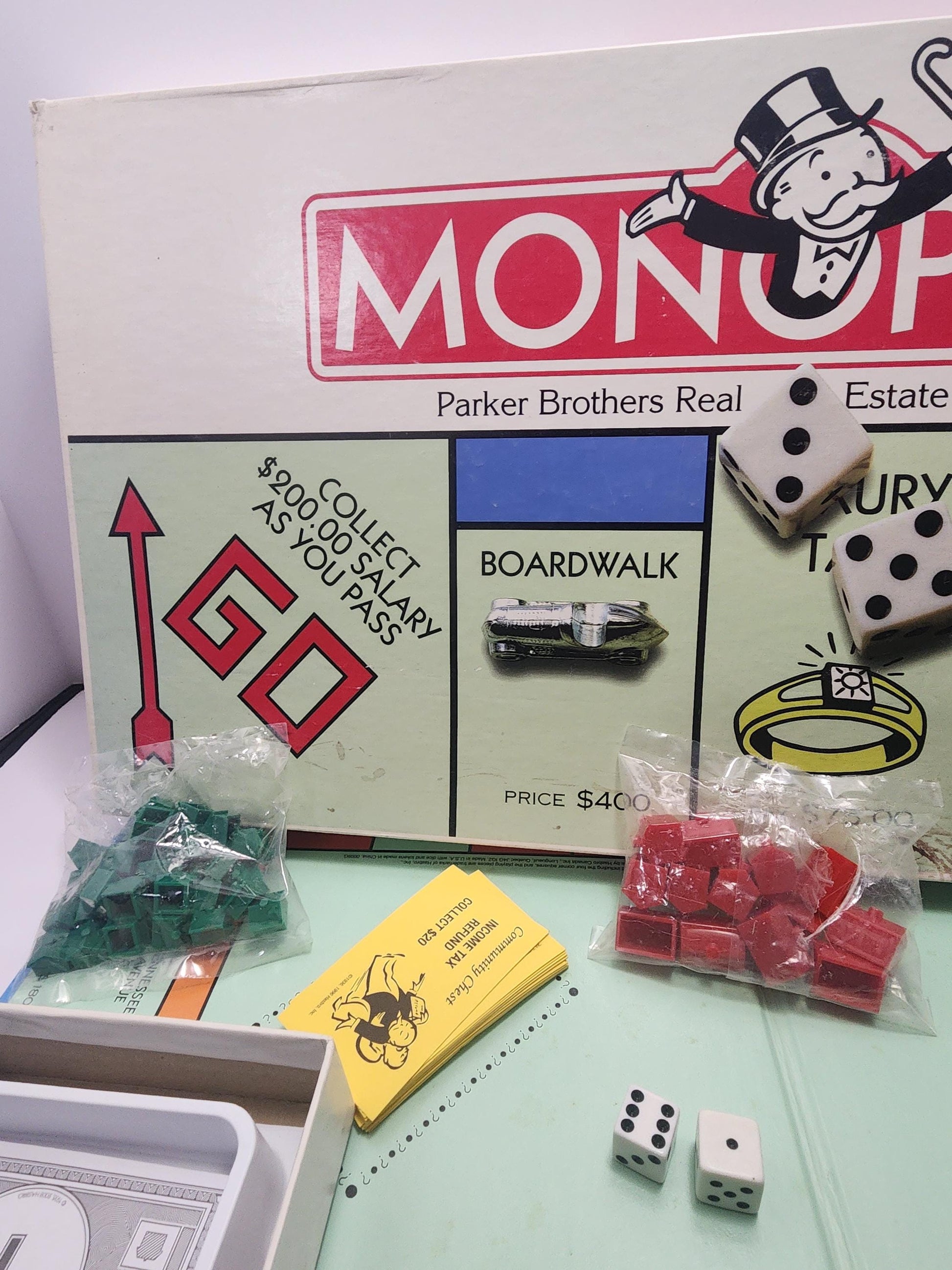 Monopoly Vintage Classic Board Game - Parker Brothers - Board Games - Monopoly - Vintage Games