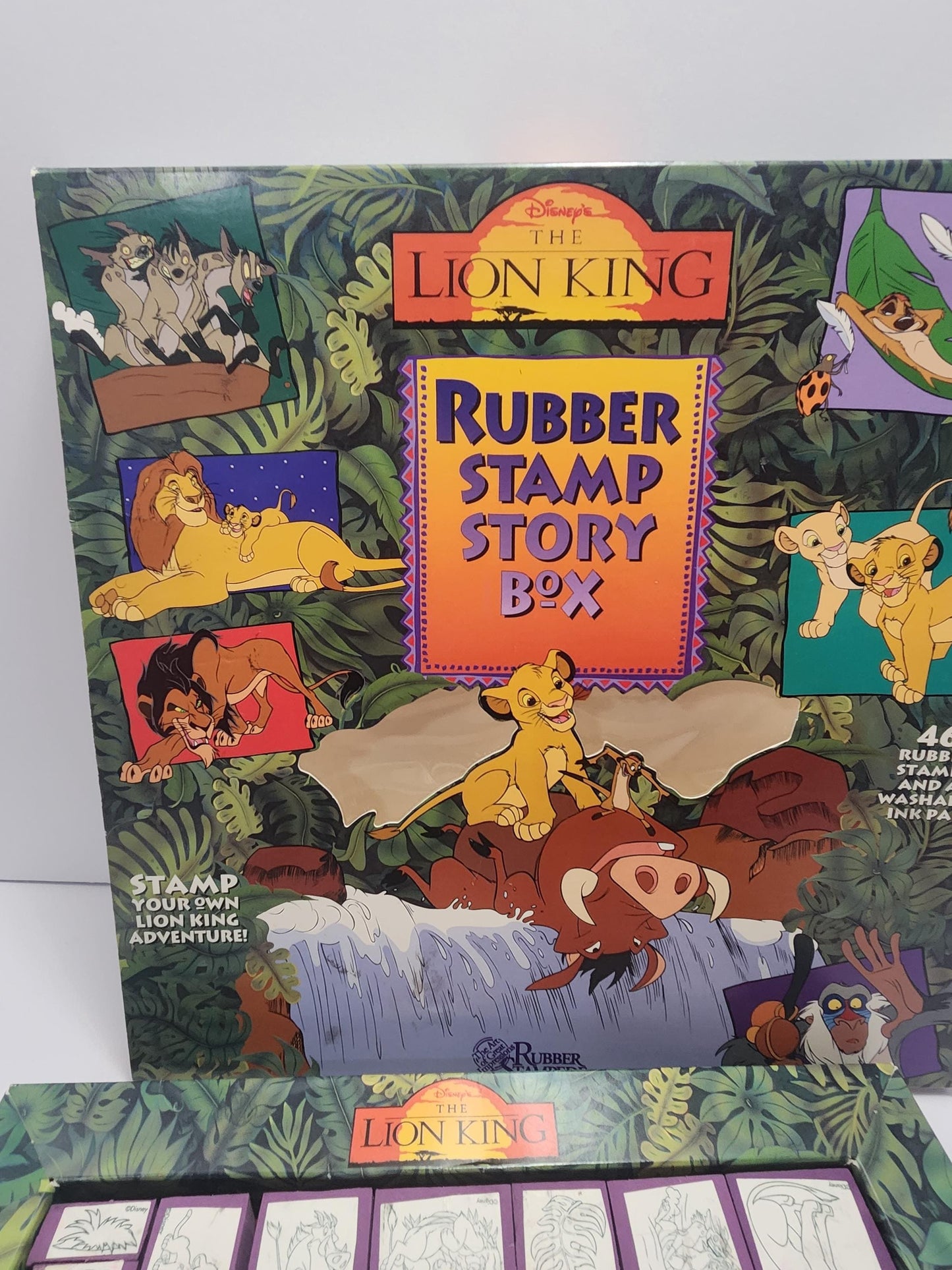 1990s Disney The Lion King Stamper Stamps Collection - Stamps - Stampers - Stamp Kit - Arts - Crafts - The Lion King - Lion King - Disney