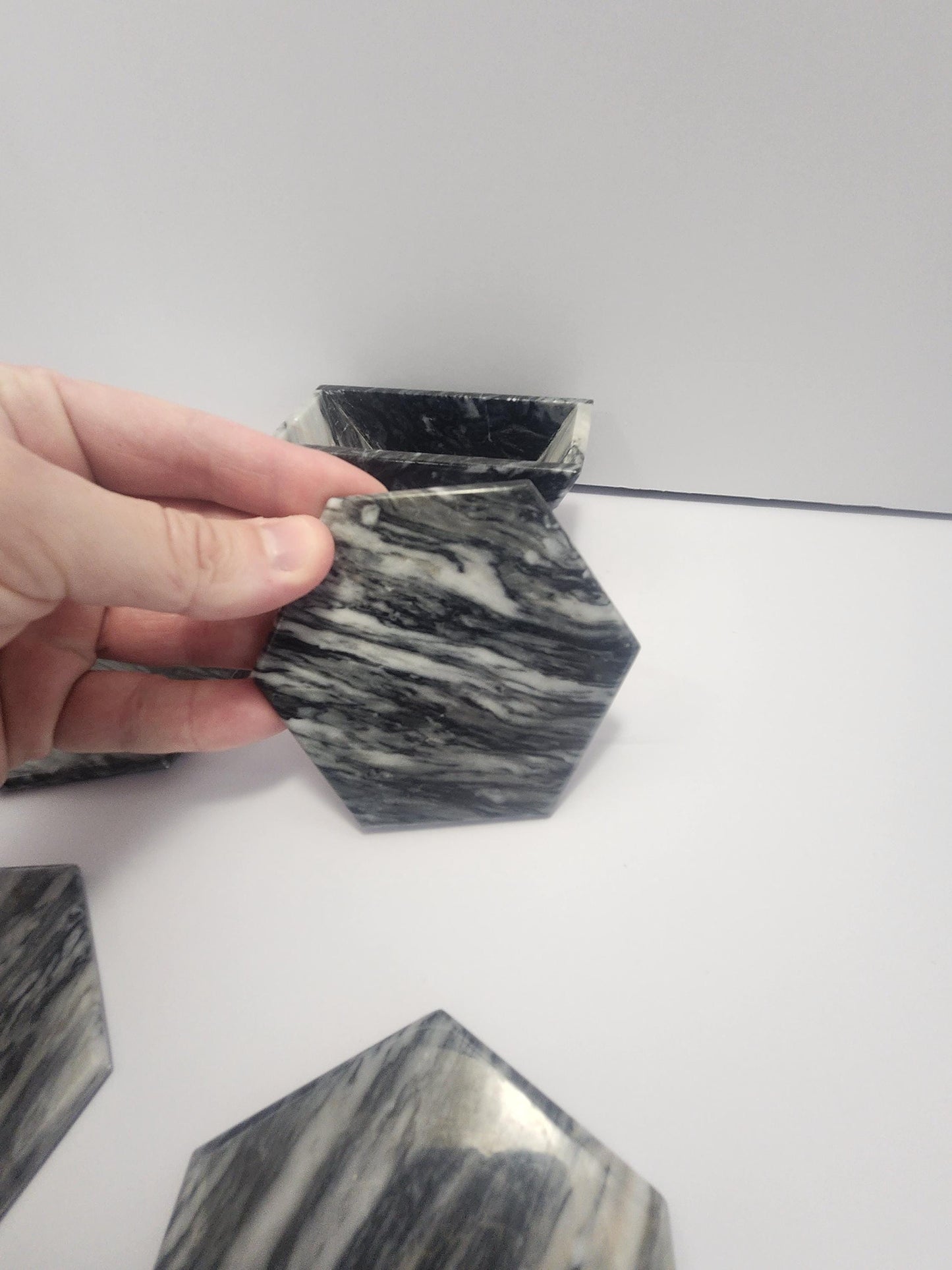 Marble Coasters Set of 4 - Coasters - Coaster Set - Marble - Gift Coasters - Marble Decor