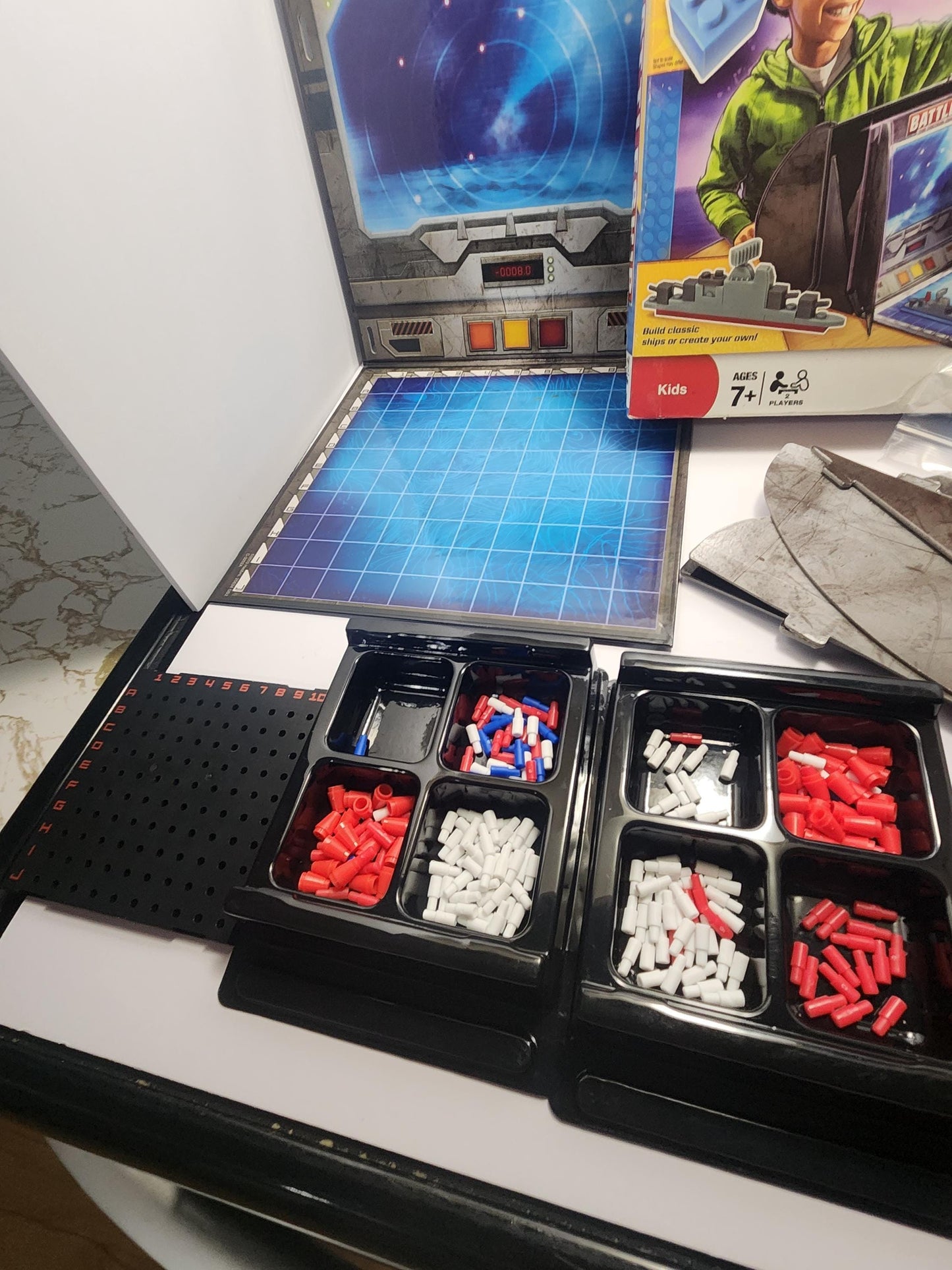 Battleship U Build Board Game - Battleship - Vintage Games - Board Games - Family Games - Family Game Night - Build - Battleship Game