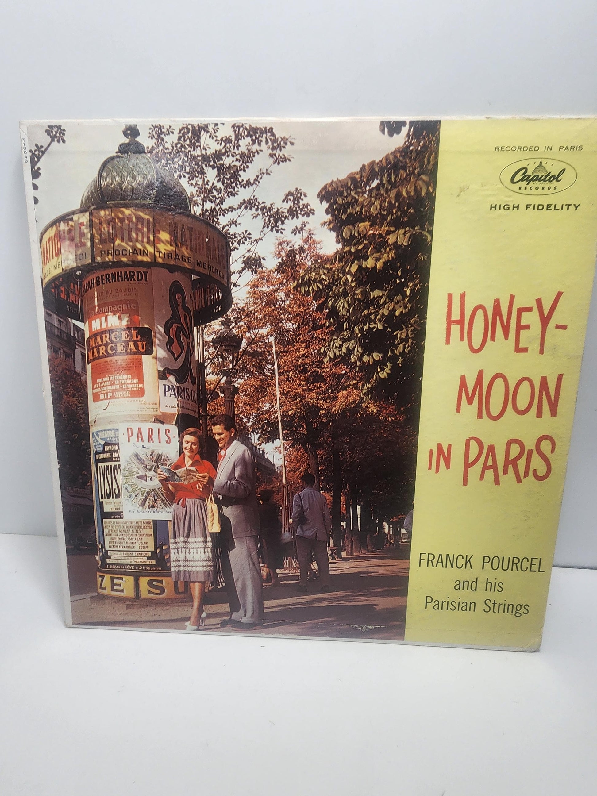 Honeymoon In Paris Frank Pourcel Vintage Capitol Records - Vinyl - Vinyl Records - Records - Honeymoon - Paris - Music - Frank Pourcel