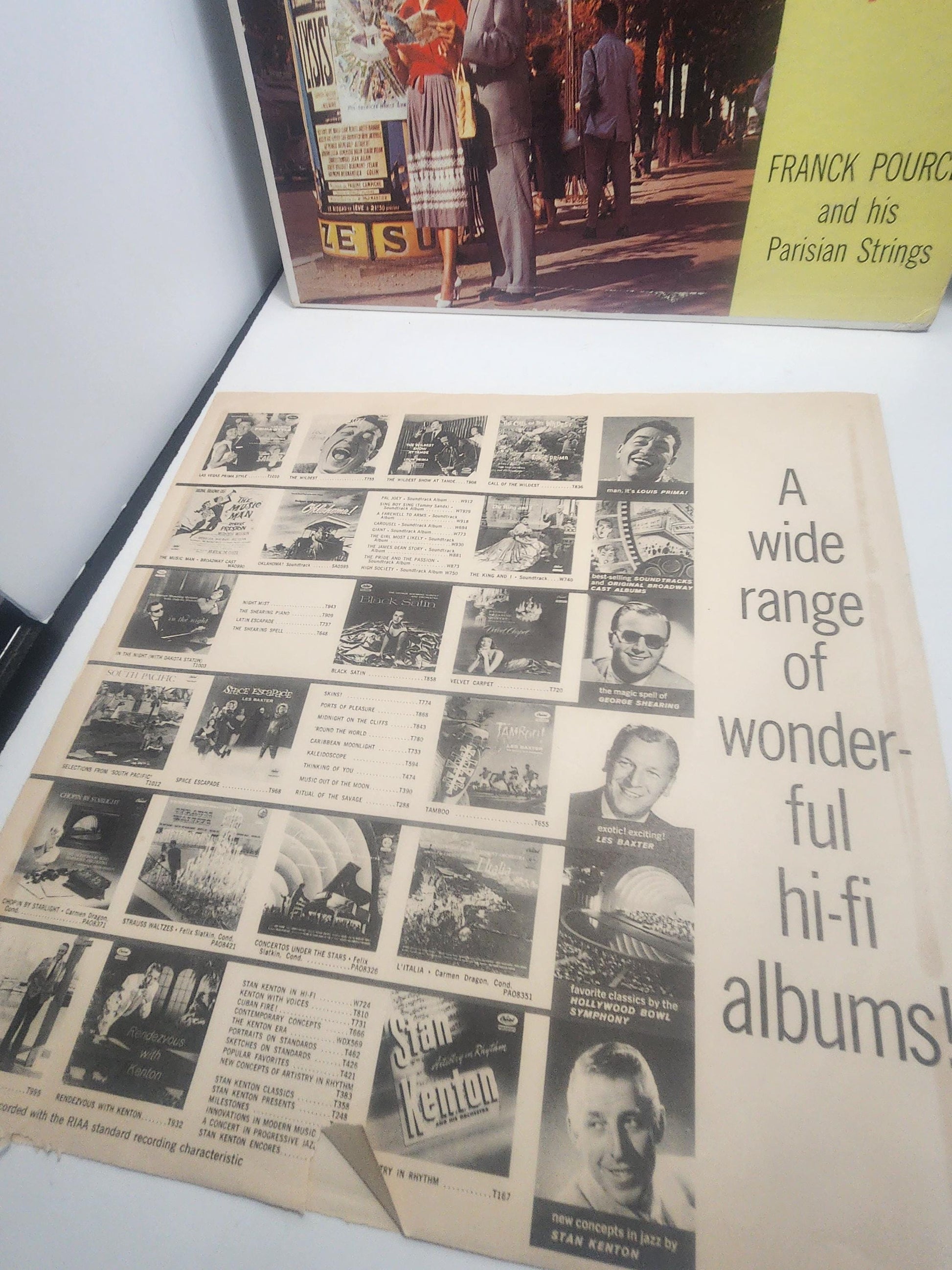 Honeymoon In Paris Frank Pourcel Vintage Capitol Records - Vinyl - Vinyl Records - Records - Honeymoon - Paris - Music - Frank Pourcel