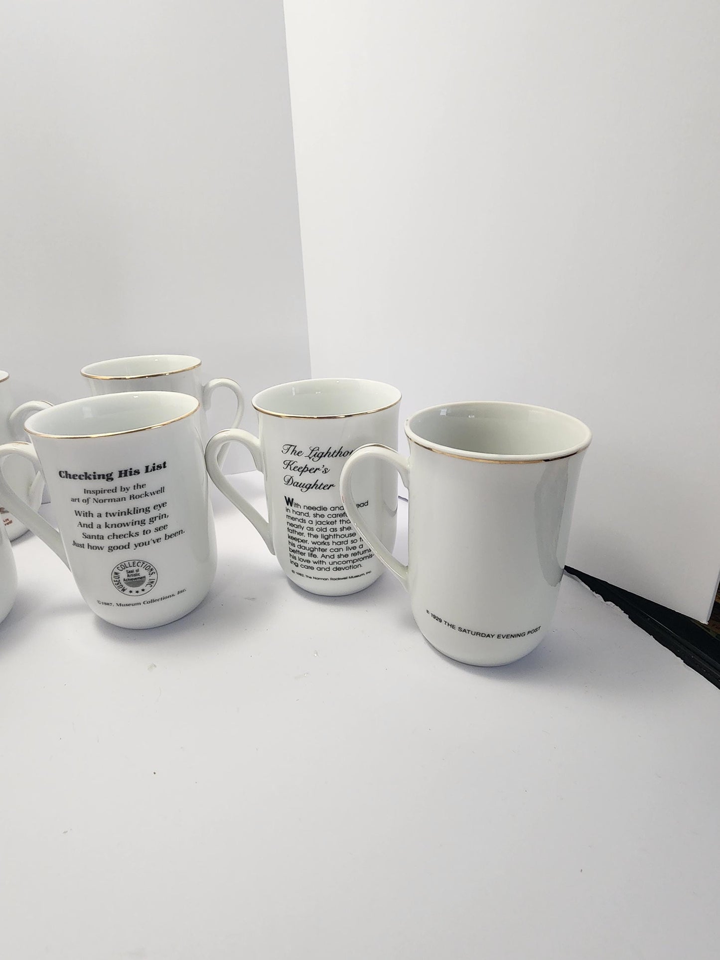 1990s Norman Rockwell Vintage Coffee Mugs - Mugs - Coffee Mugs - Mugs - Drinkware - Norman Rockwell - Norman Rockwell Mugs