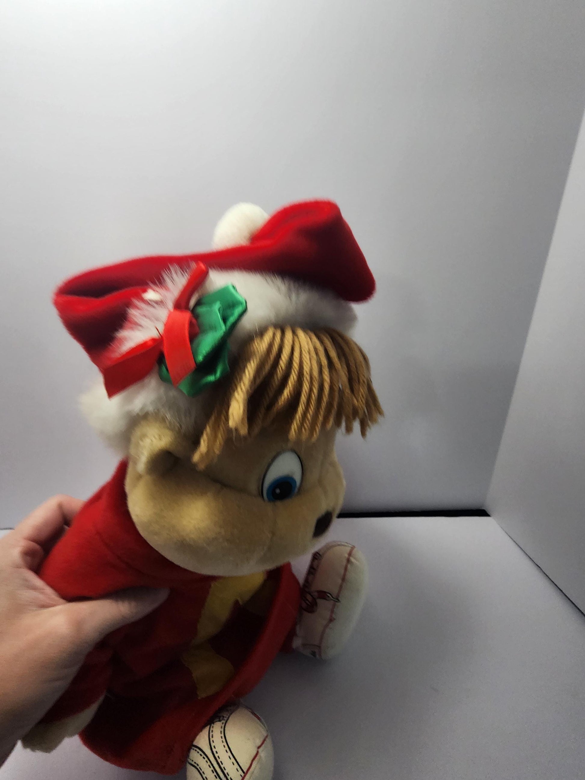 1990 Alvin and The Chipmunks Christmas Plushie Stuffed Animals - Chipmunks - Christmas - Plushie - Stuffed Animals - Alvin - Alvin Chipmunk