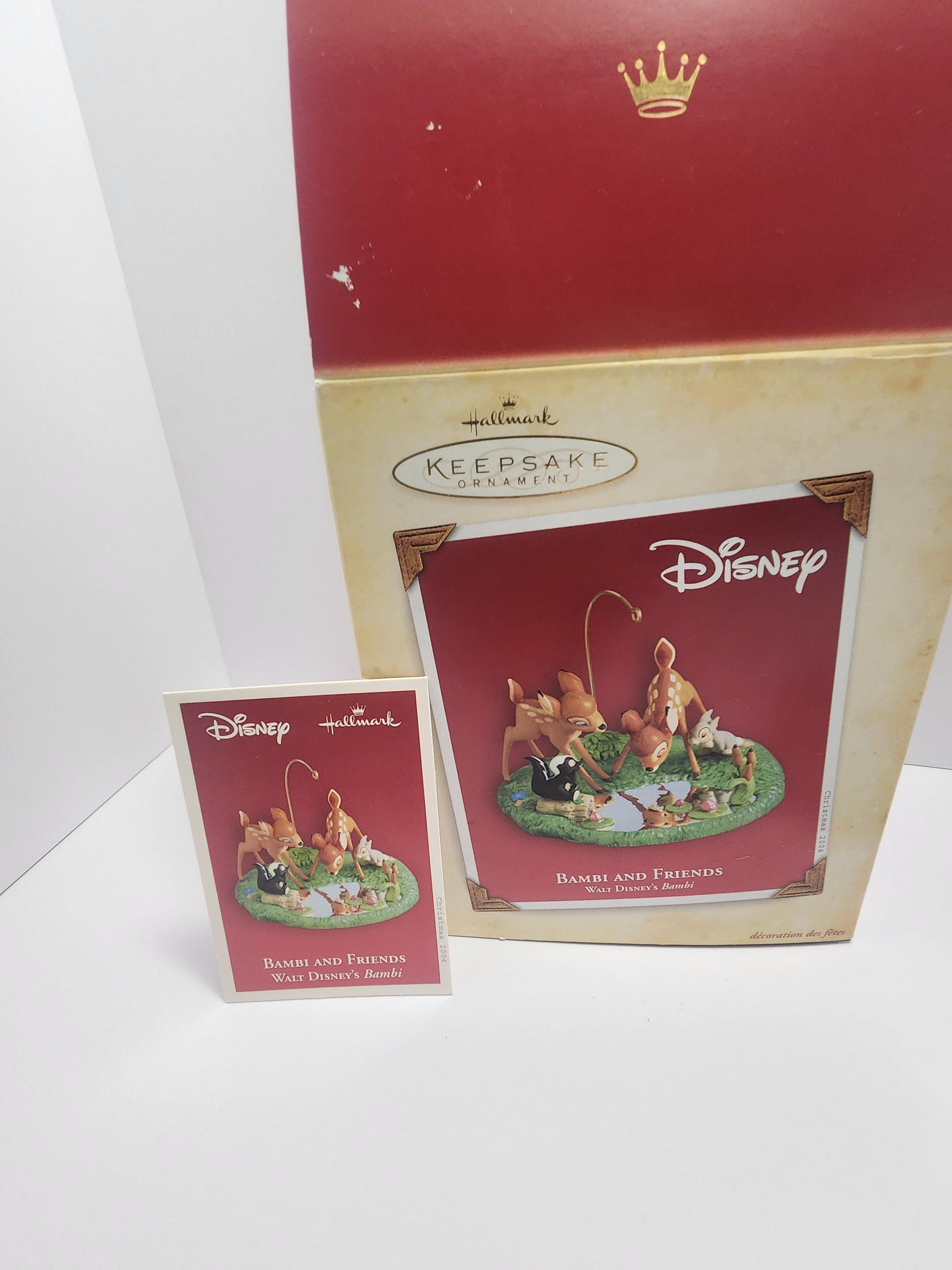 Bambi Disney Hallmark Vintage Christmas Ornament - Ornaments - Hallmark - Hallmark Ornaments - Bambi - Deer - Disney Ornaments