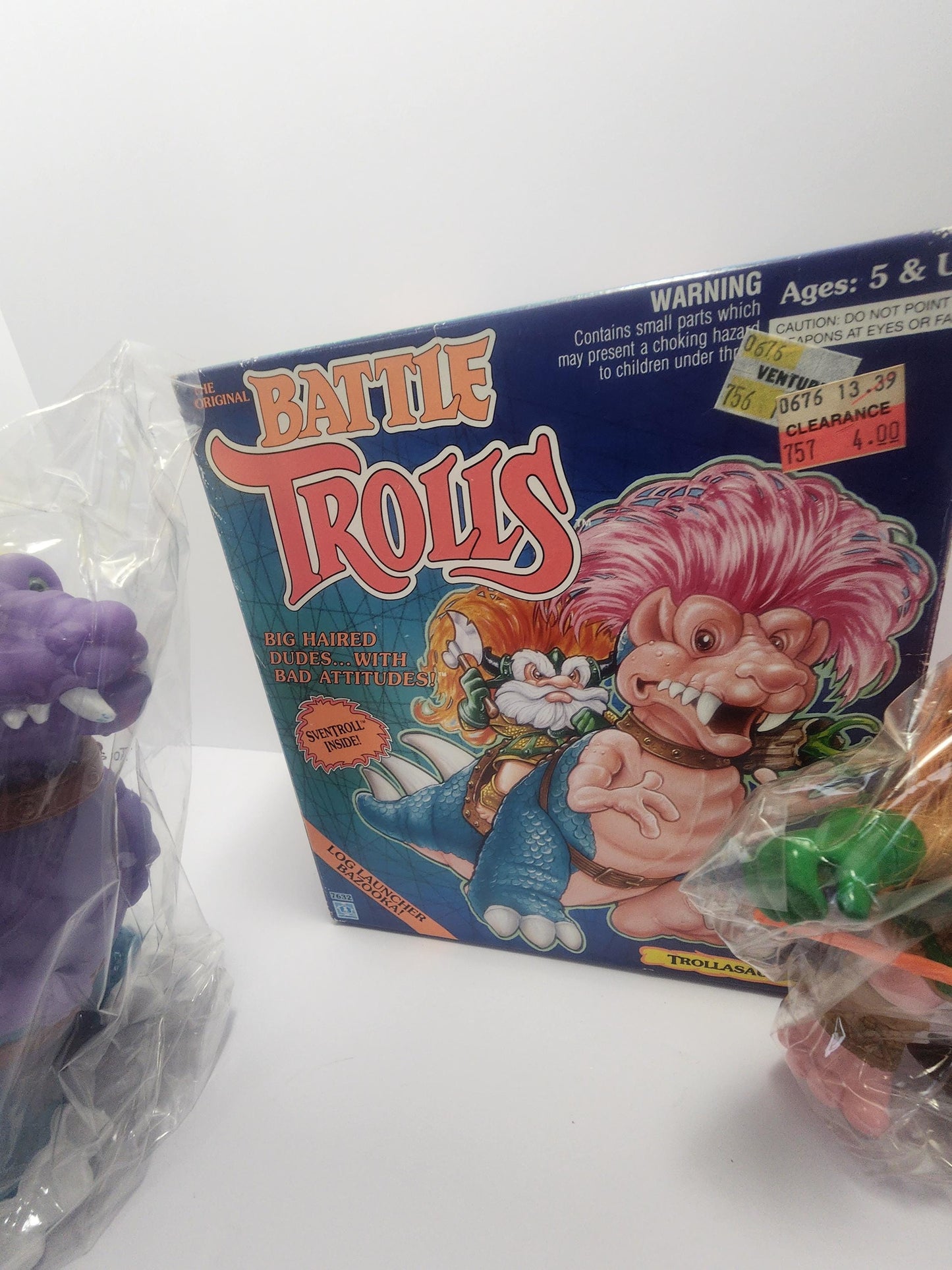 1993 Hasbro Battle Trolls Sealed - Trolls - Action Figures - Hasbro - Hasbro Toys - Vintage Toys - Battle Trolls