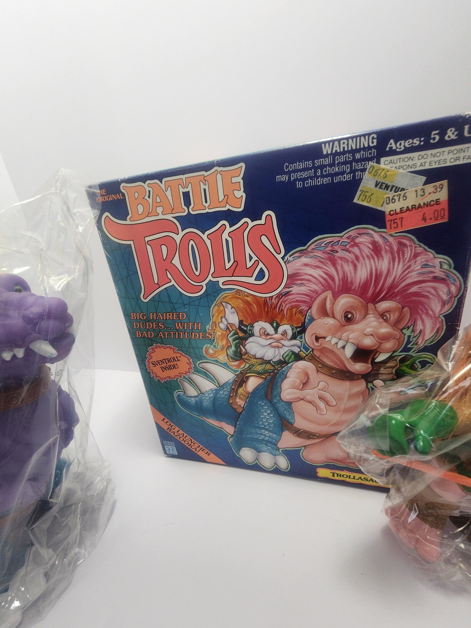 1993 Hasbro Battle Trolls Sealed - Trolls - Action Figures - Hasbro - Hasbro Toys - Vintage Toys - Battle Trolls