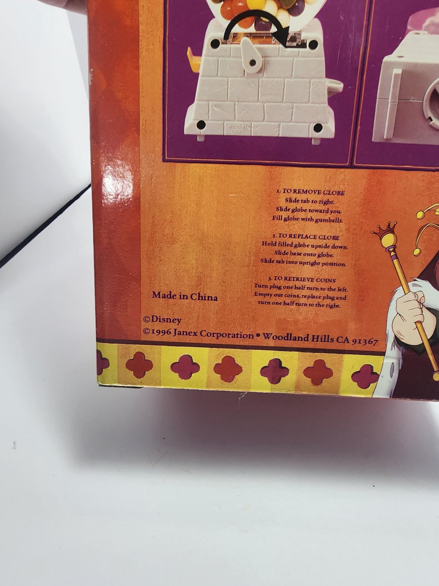 1996 Disney The Hunchback Of Notre Dame Gunball Machine SEALED - Gum - Gumball Machine - Hunchback - Notre Dame - Disney - Vintage Toys