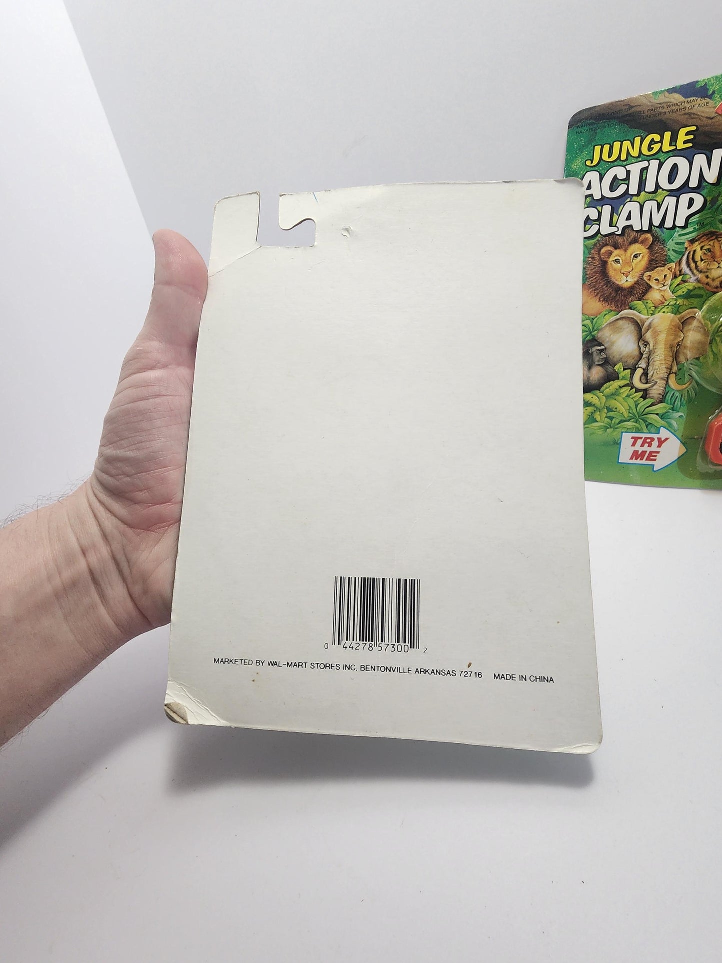 Animal Jungle Action Clamp 1980s SEALED Lot of 2 - Animals - Animal Toys - Pretend Play - Jungle Toys - Jungle Action - Vintage Toys