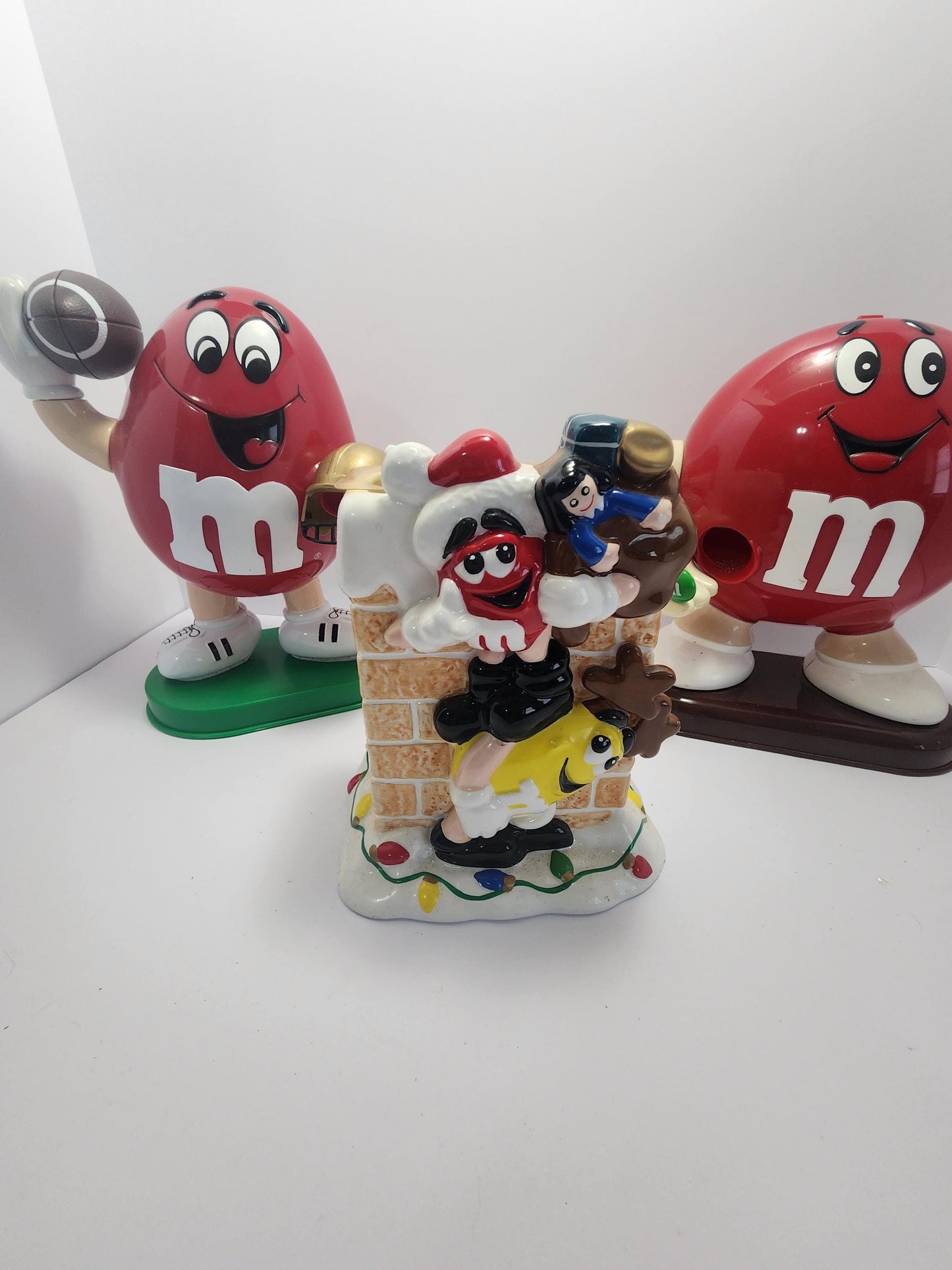 M&M Candy Dispensers - Candy - Candy Dispenser - Dispensers - Sports - NFL- Football - Advertisments - Vintage Candy - M and M - Mnm