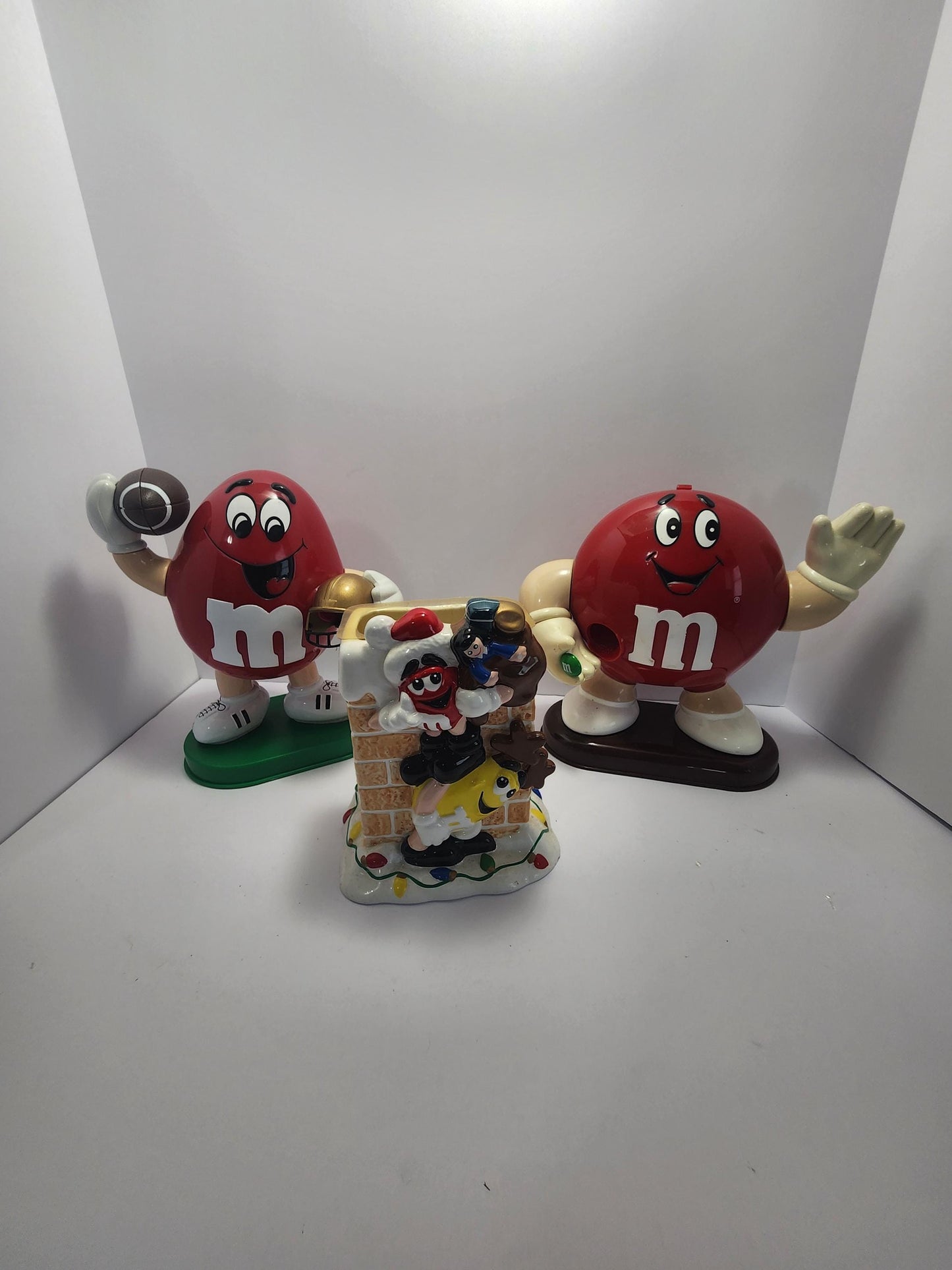 M&M Candy Dispensers - Candy - Candy Dispenser - Dispensers - Sports - NFL- Football - Advertisments - Vintage Candy - M and M - Mnm